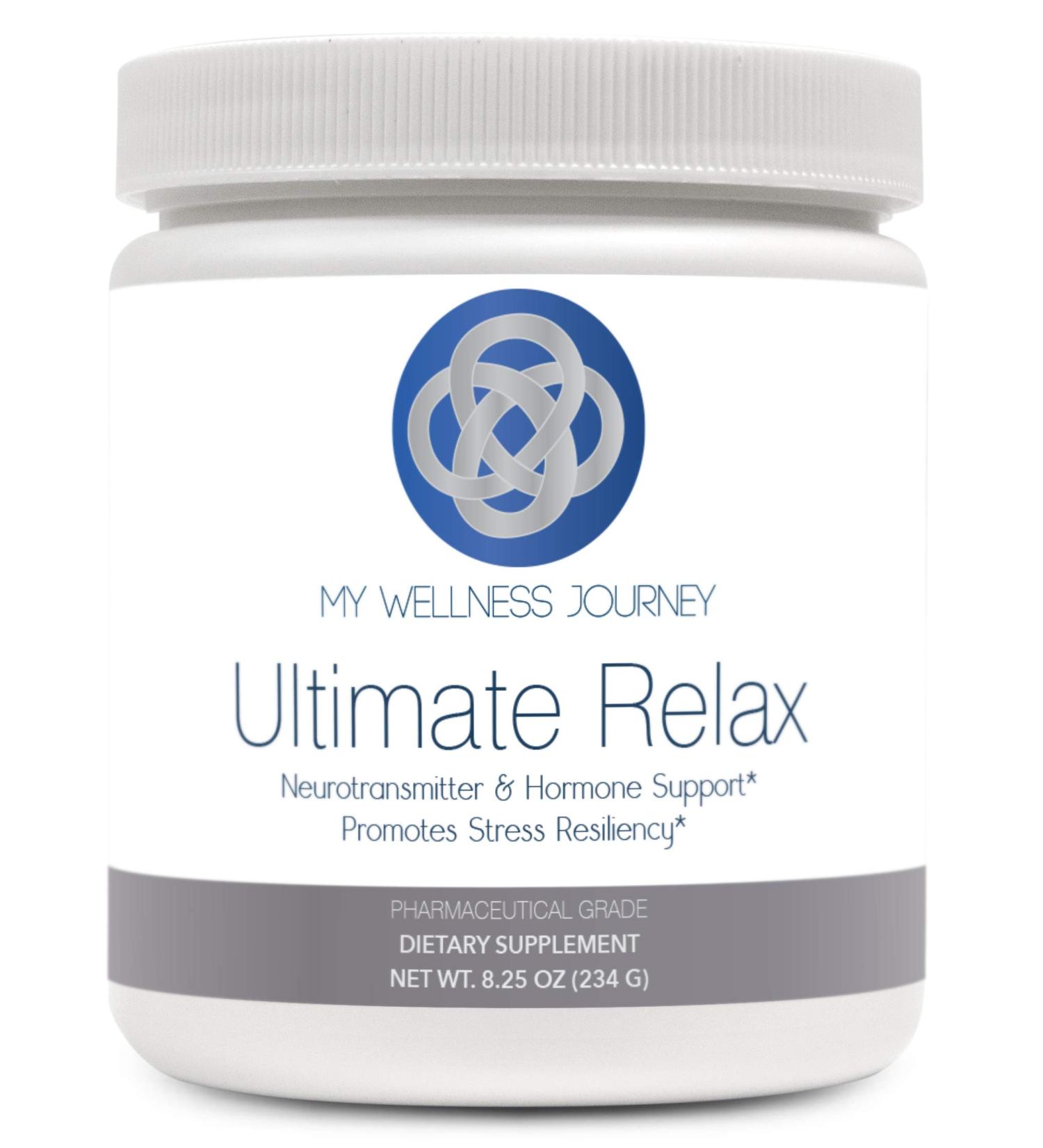 Ultimate Relax Cherry Flavor - Supports Mood & Hormonal Balance - Magnesium, Inositol, Taurine, GABA & L-Theanine - 60 Servings - 8.25 oz - Buy Online on GoSupps.com