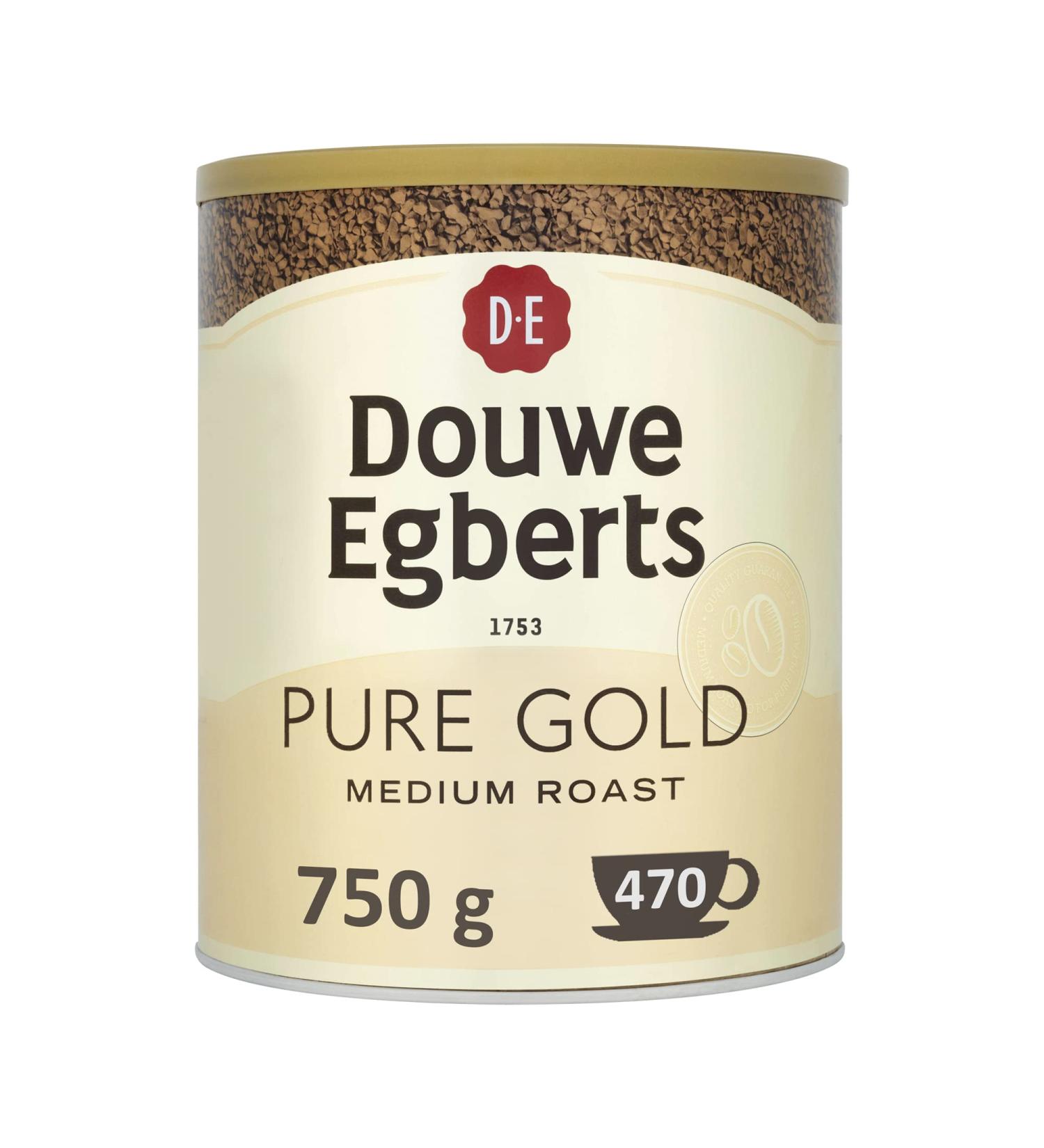 Douwe Egberts Pure Gold Instant Coffee - 1 x 750g - Buy Online on GoSupps.com