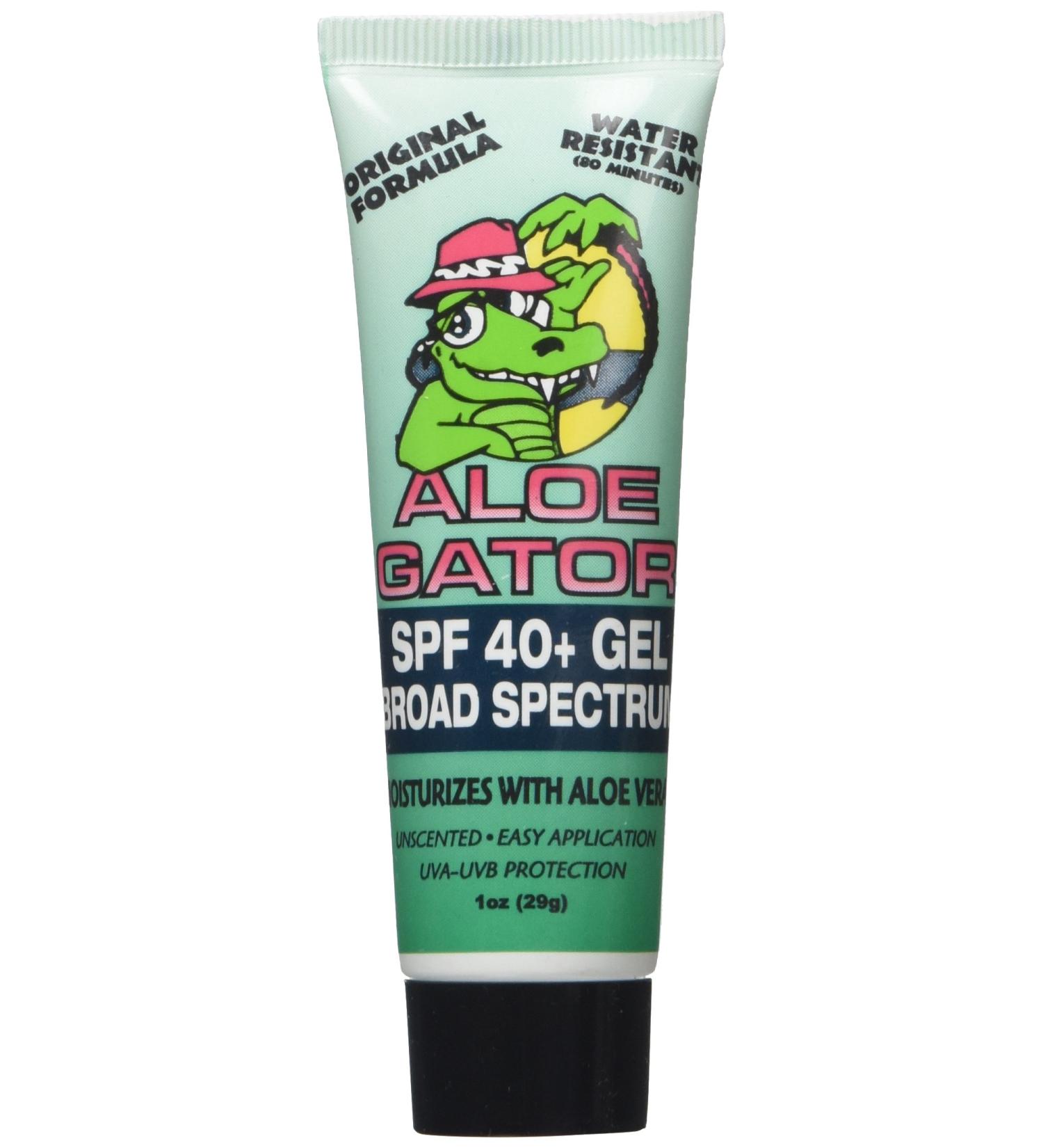 Aloe Gator SPF 40+ Gel 4oz - Sunscreen for Effective Skin Protection - Buy Online on GoSupps.com