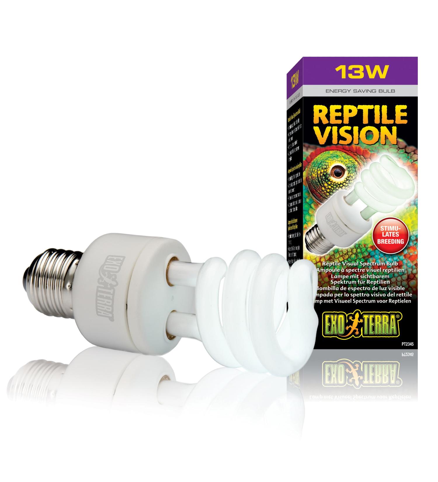 Exo Terra Reptile Vision Bulb 13 Watt - Buy Online on GoSupps.com