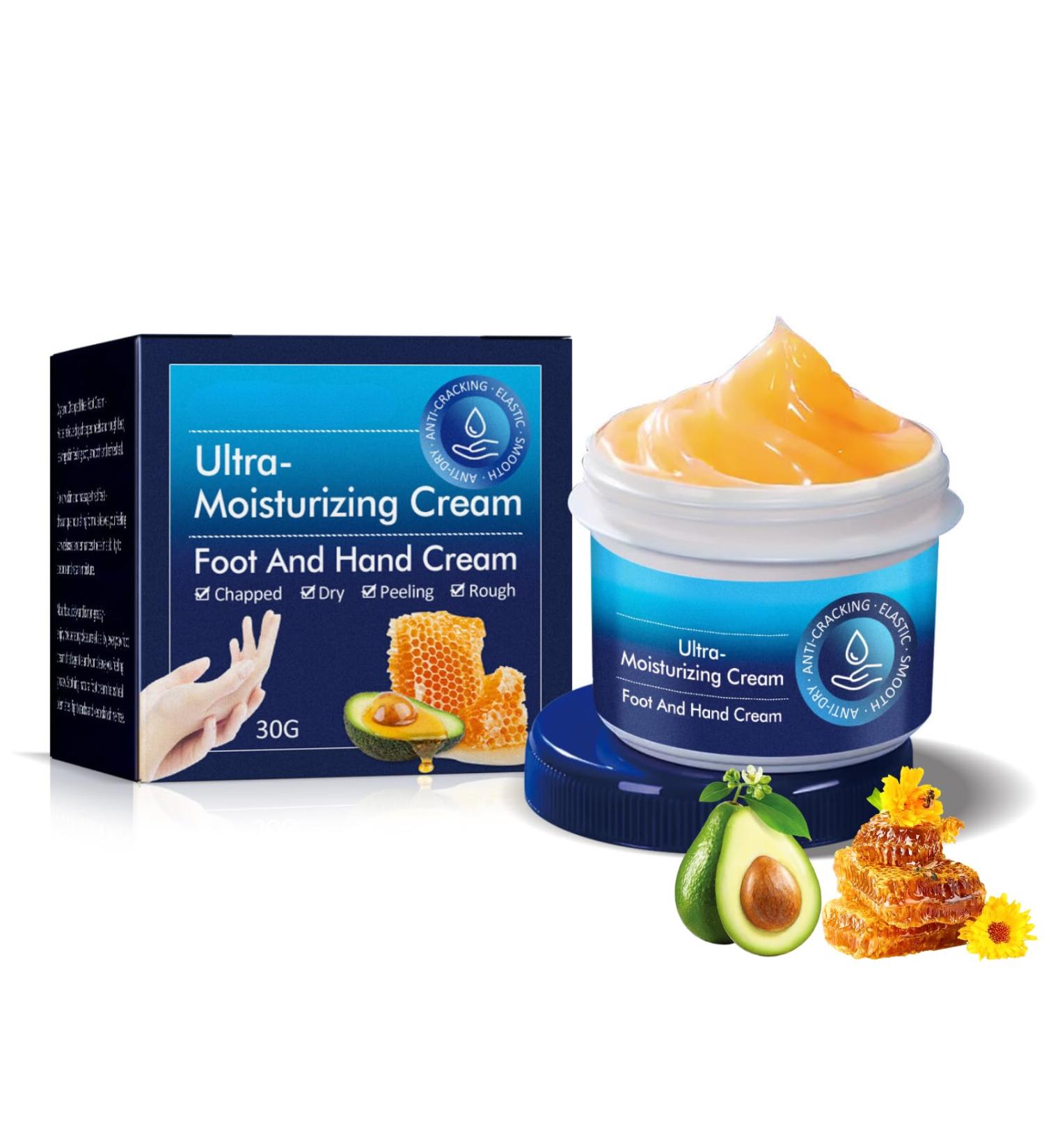 Moisturizing Foot Cream Beeswax Cracked Heel Repair Cream Foot Moisturiser Cream with Shea Butter Feet Hard Skin Remover Foot Callus Remover Relieving Chapped Heels and Rough Feet for Hand & Foot - Buy Online on GoSupps.com