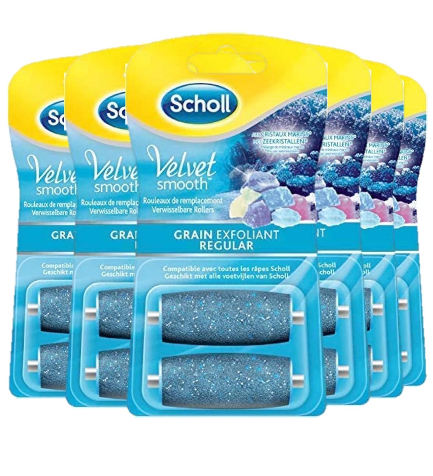 Scholl Velvet Smooth Express Pedi Crystal Diamonds Exfoliating Grain Replacement Rolls - 2 Pack - Buy Online on GoSupps.com