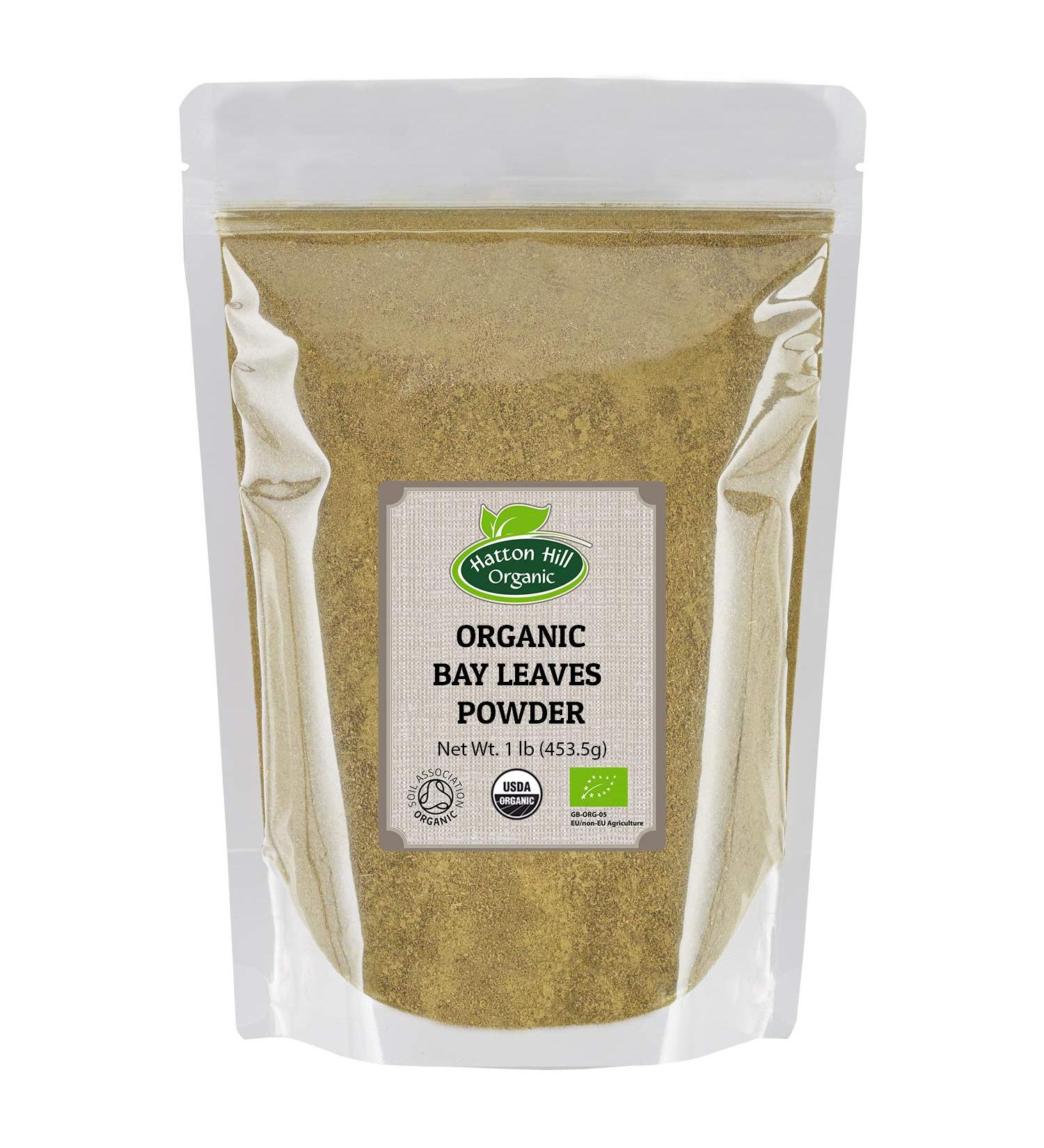 Hatton Hill Organic Bay Leaves Powder 1lb - Premium Quality 1 Pound Pack | Shop Now! - Buy Online on GoSupps.com