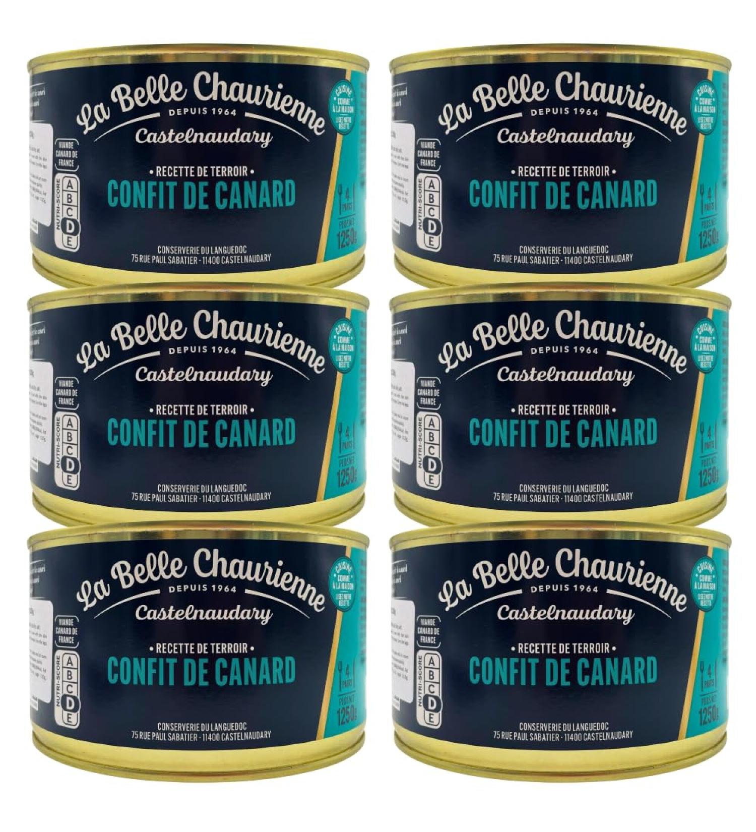 La Belle Chaurienne Confit Duck 1250g x 6 - Buy Online on GoSupps.com