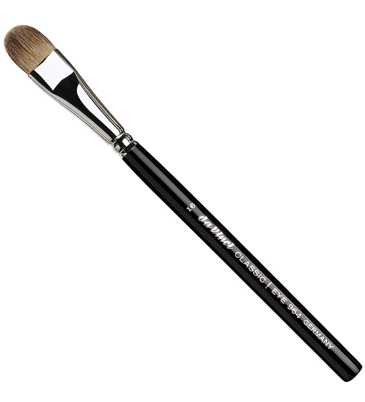 da Vinci Series 964 Classic Russian Red Sable Eye Shadow Brush Short Handle Size 16 - Buy Online on GoSupps.com