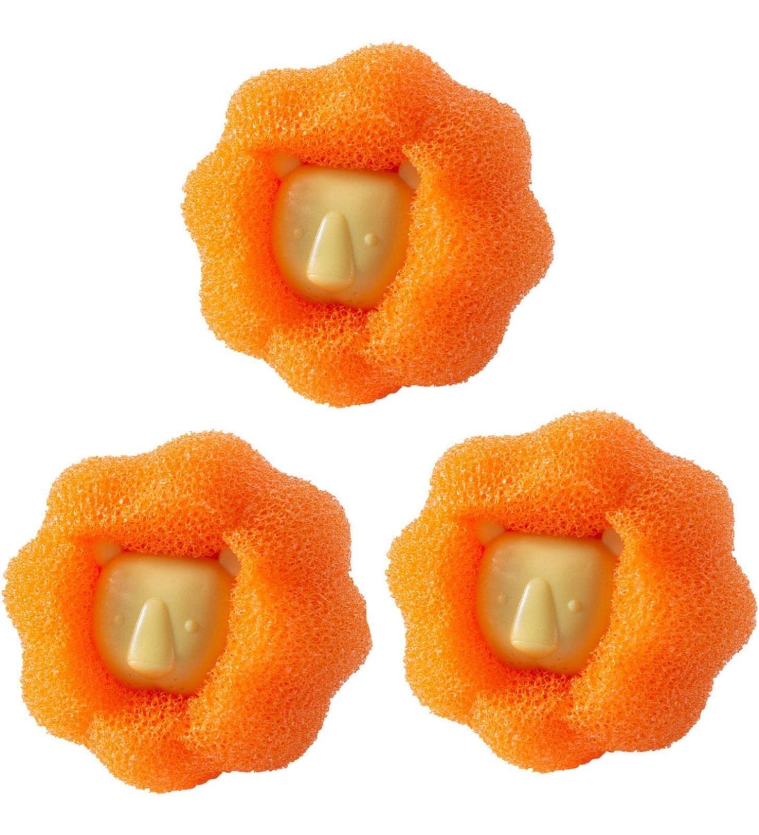 Bombki 6pcs Washing Balls Set Anti-Entangle Laundry Ball Reusable Eco-Friendly laundry Bal Laundry Balls for Hair Removal Anti-Static Fabric Softener Washer Balls (Orange) - Buy Online on GoSupps.com