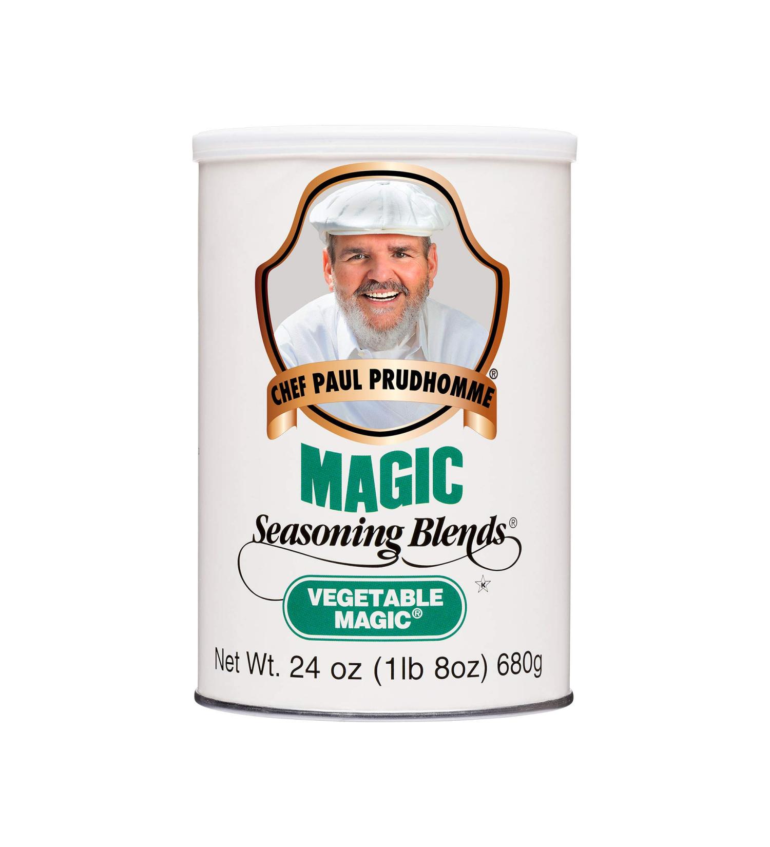 Chef Paul Prudhomme's Magic Seasoning Blends  Vegetable Magic, 24-Ounce Canister 24 Ounce (Pack of 1)