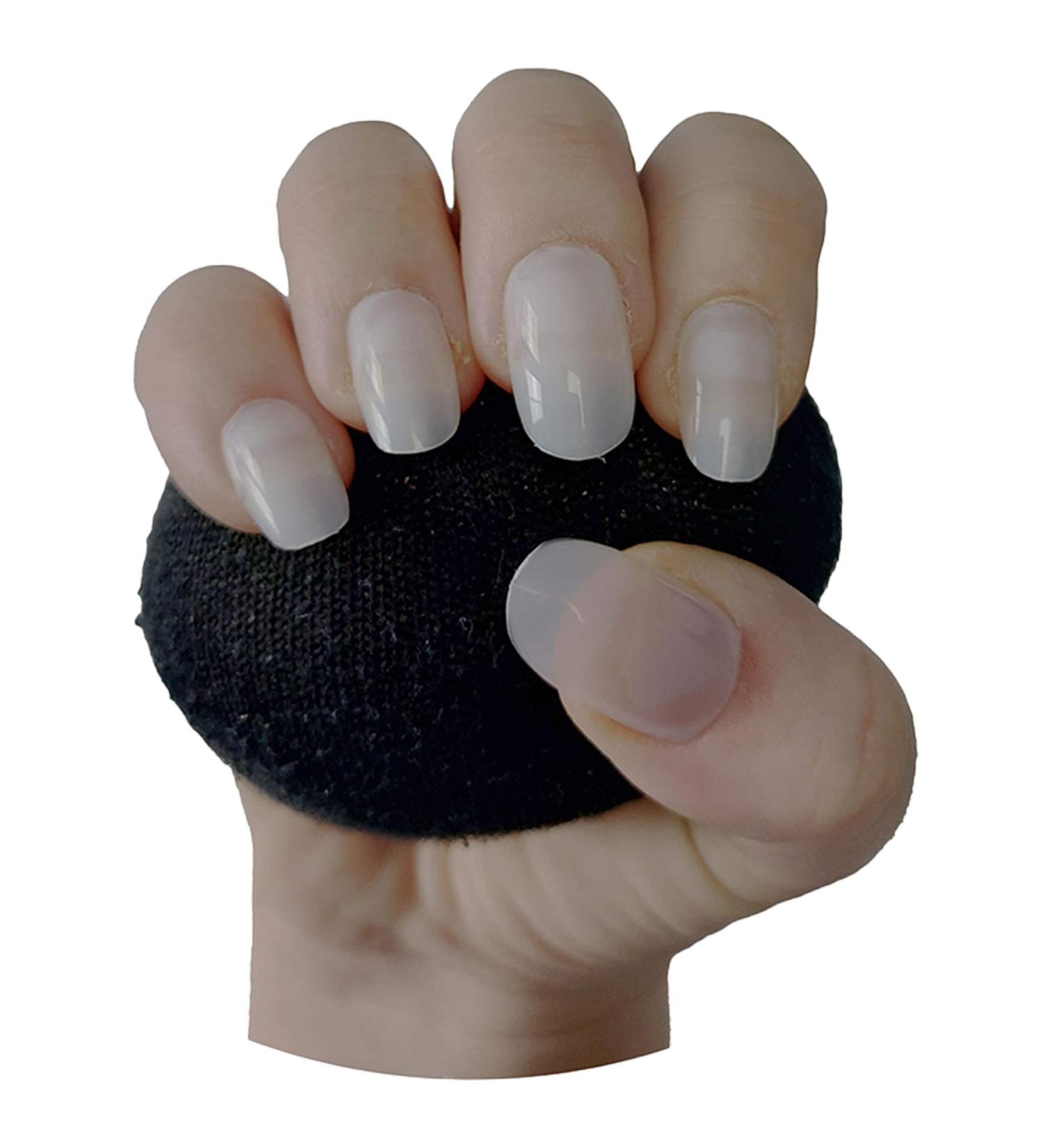 600 Pieces Short Oval False Nail Tips NATURAL Full Cover Acrylic Press On False Nails Tips - Professional Salon & Home Use - Buy Online on GoSupps.com