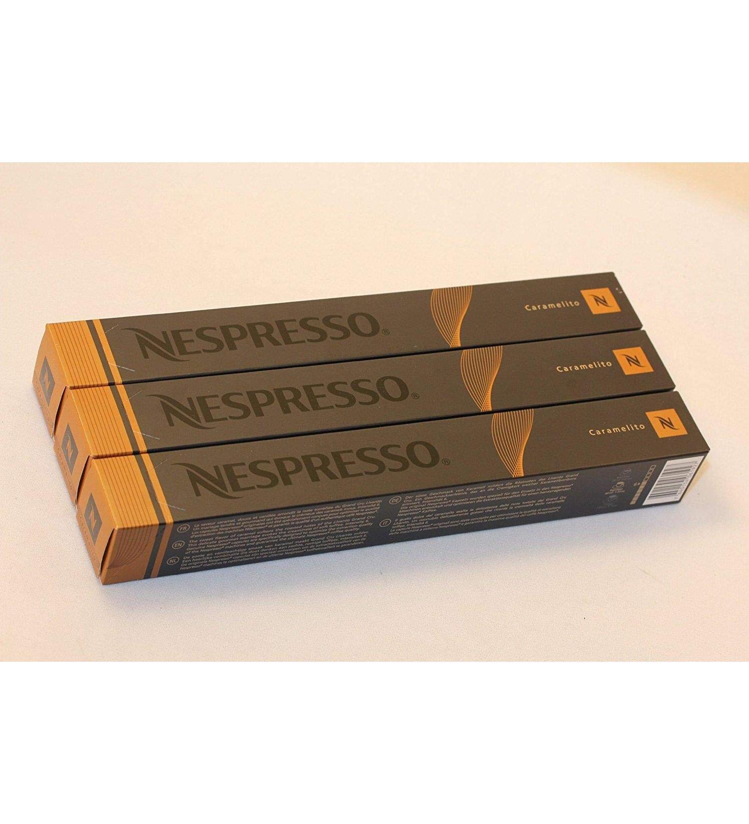 30 Caramelito Nespresso Capsules Espresso Lungo Nestle