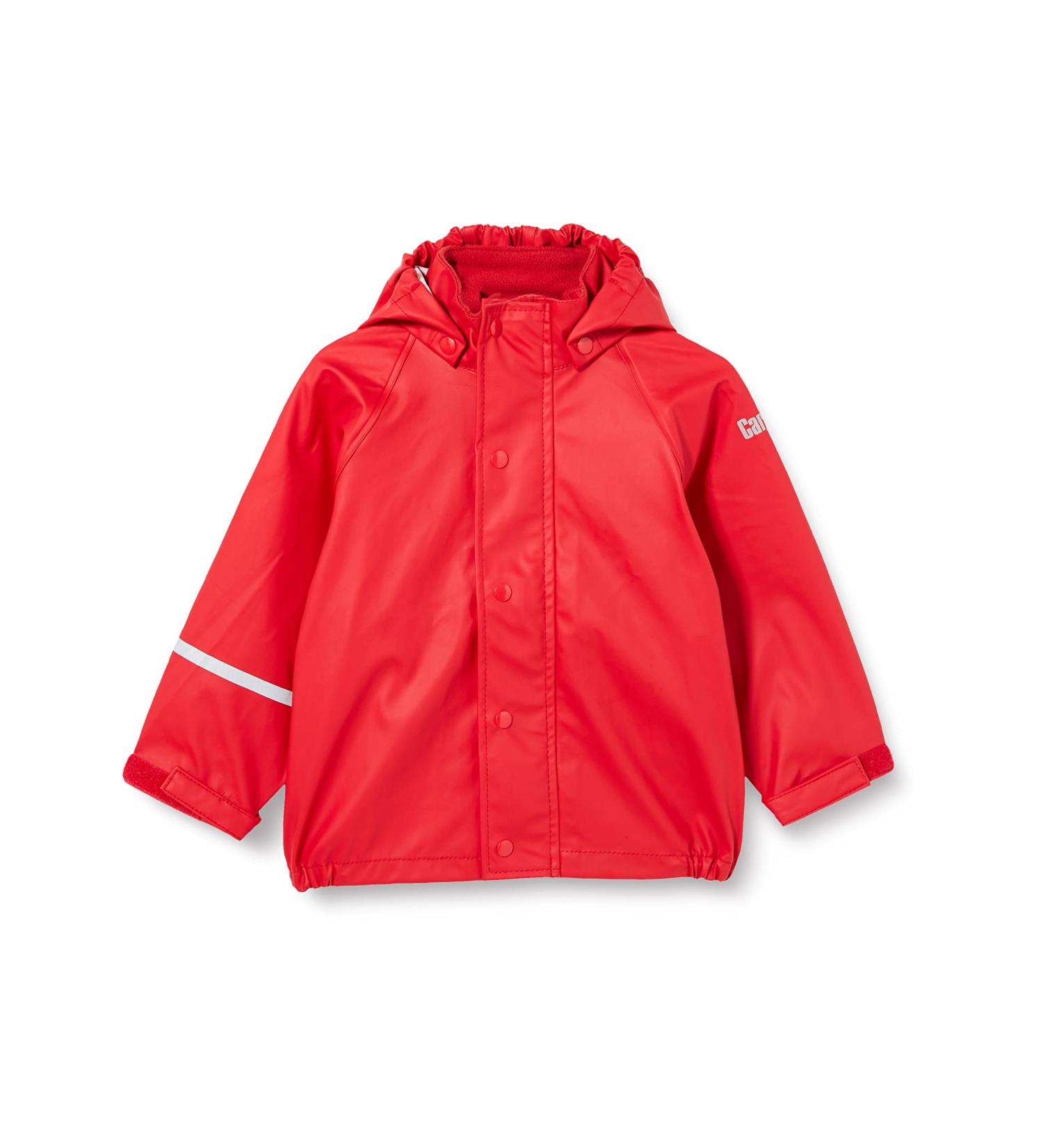 CareTec Girl's Red Waterproof Rain Jacket - Size 98 (402) - PU Coated, Fleece-Lined - Buy Online on GoSupps.com