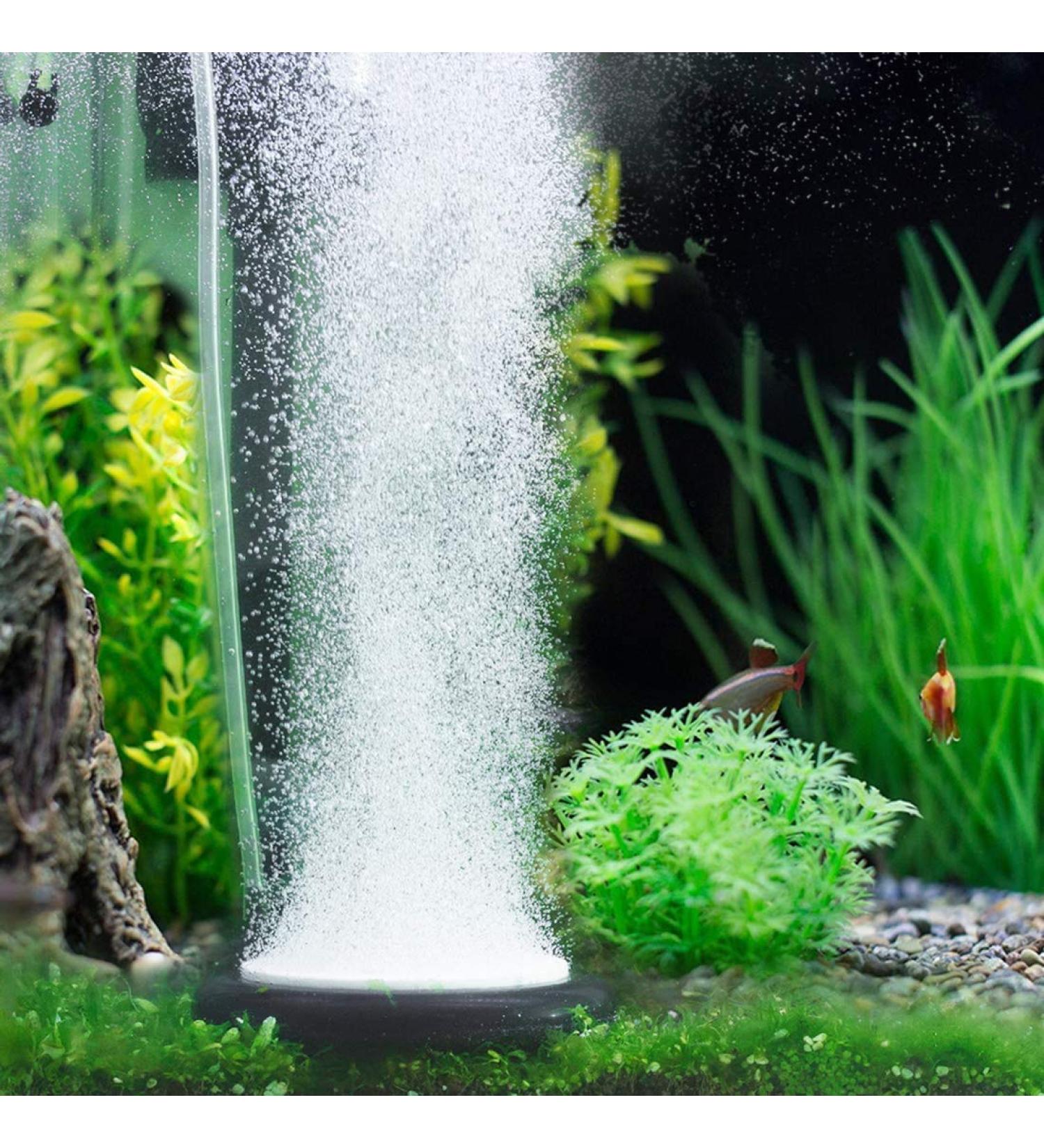 Hygger Aquarium Aerial Venom Bubbler - Ultra Quiet Air Stone for Aquariums Ponds & Fish Tanks | Ideal for Air Pump - Black - Buy Online on GoSupps.com