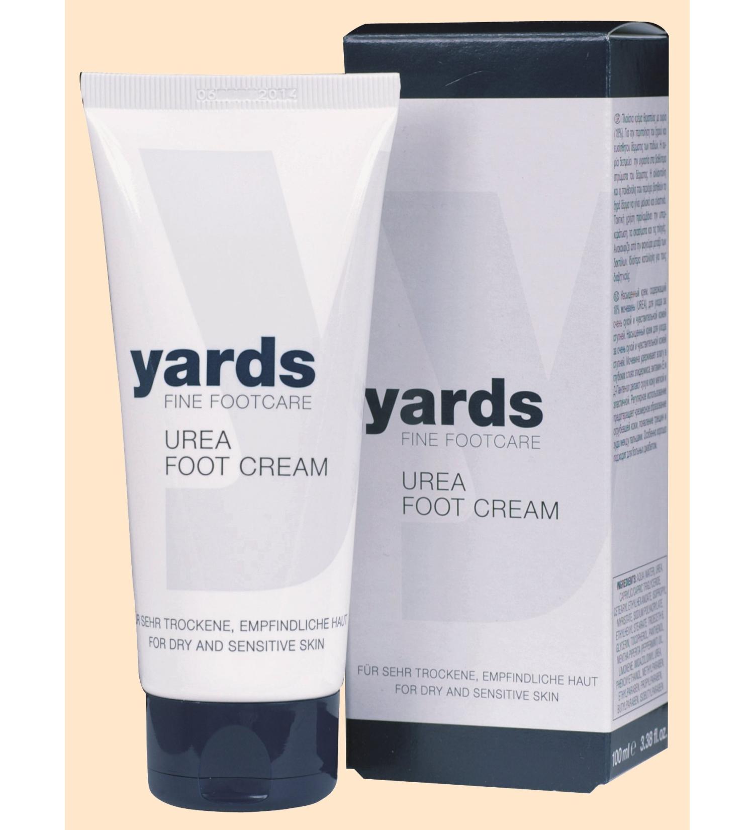 Yards Urea Foot Cream Men's Foot Cream Perfume-Free Normal Feet 100 ml