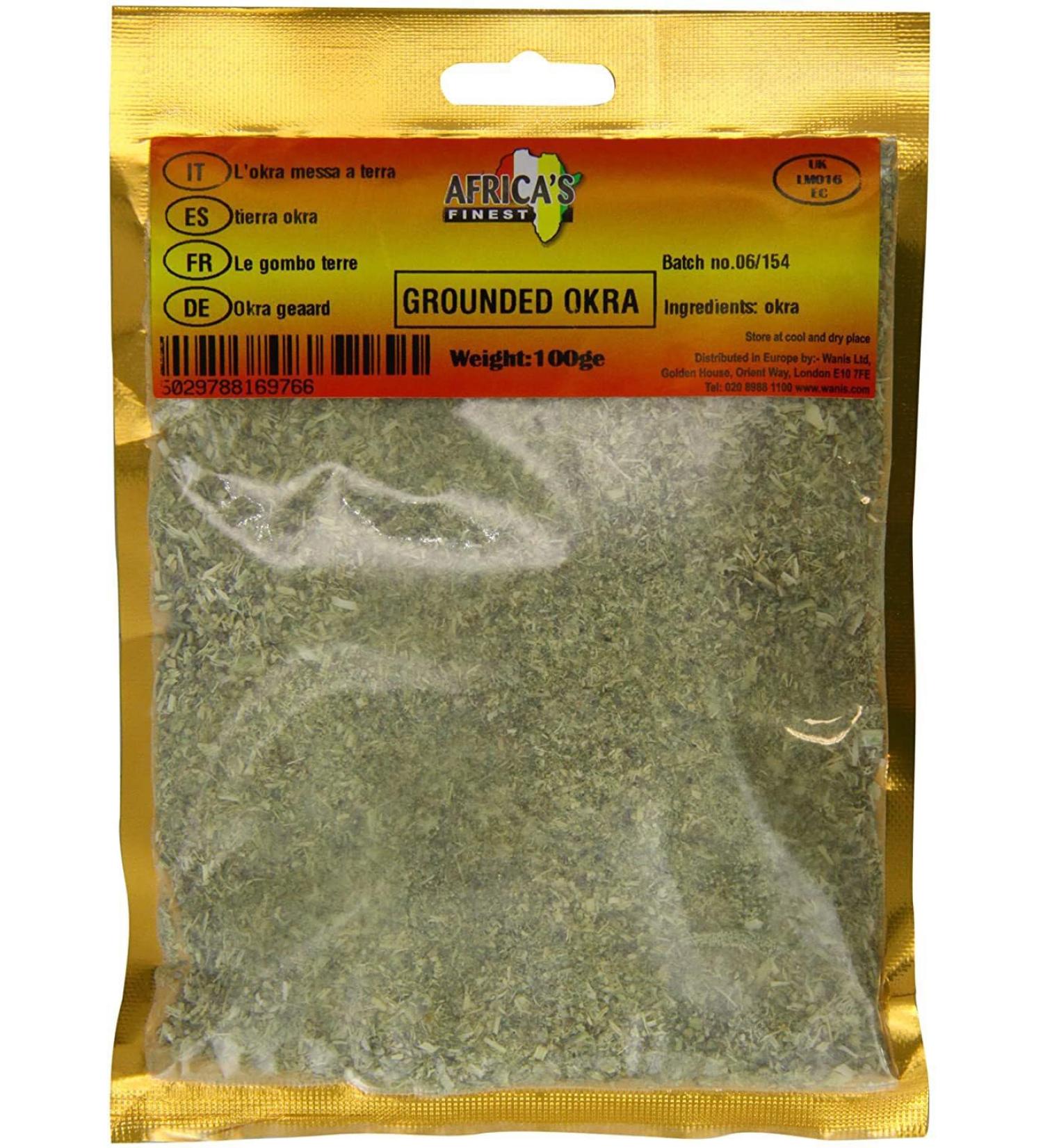 Africa s Finest Ground Okra 100g-Fd