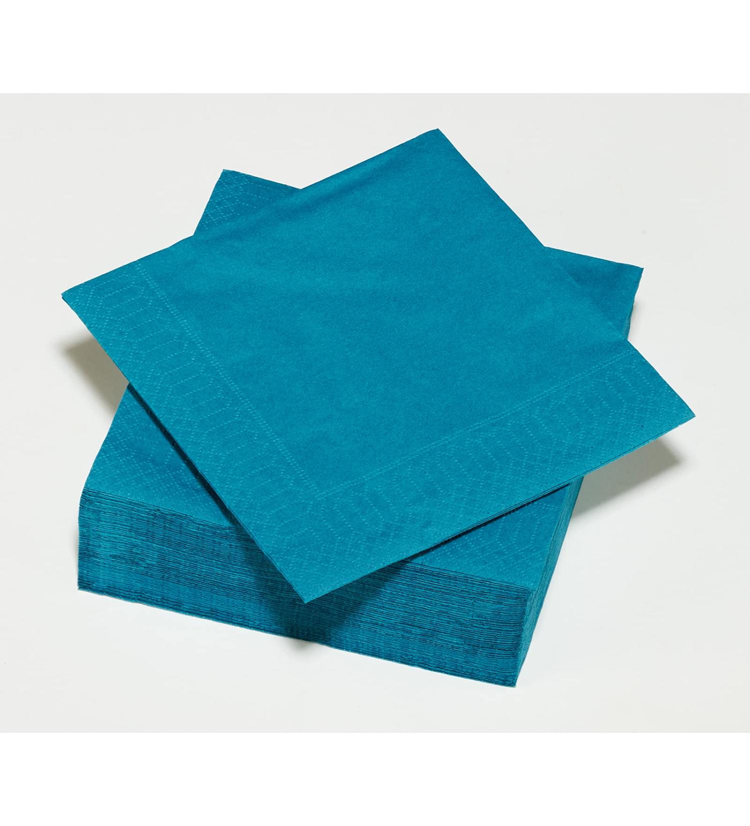 Le Nappage 50 napkins made of cotton wool 33 x 33 cm 2-ply FSC duck blue cellulose 33 x 33 cm duck blue 33cm x 33cm