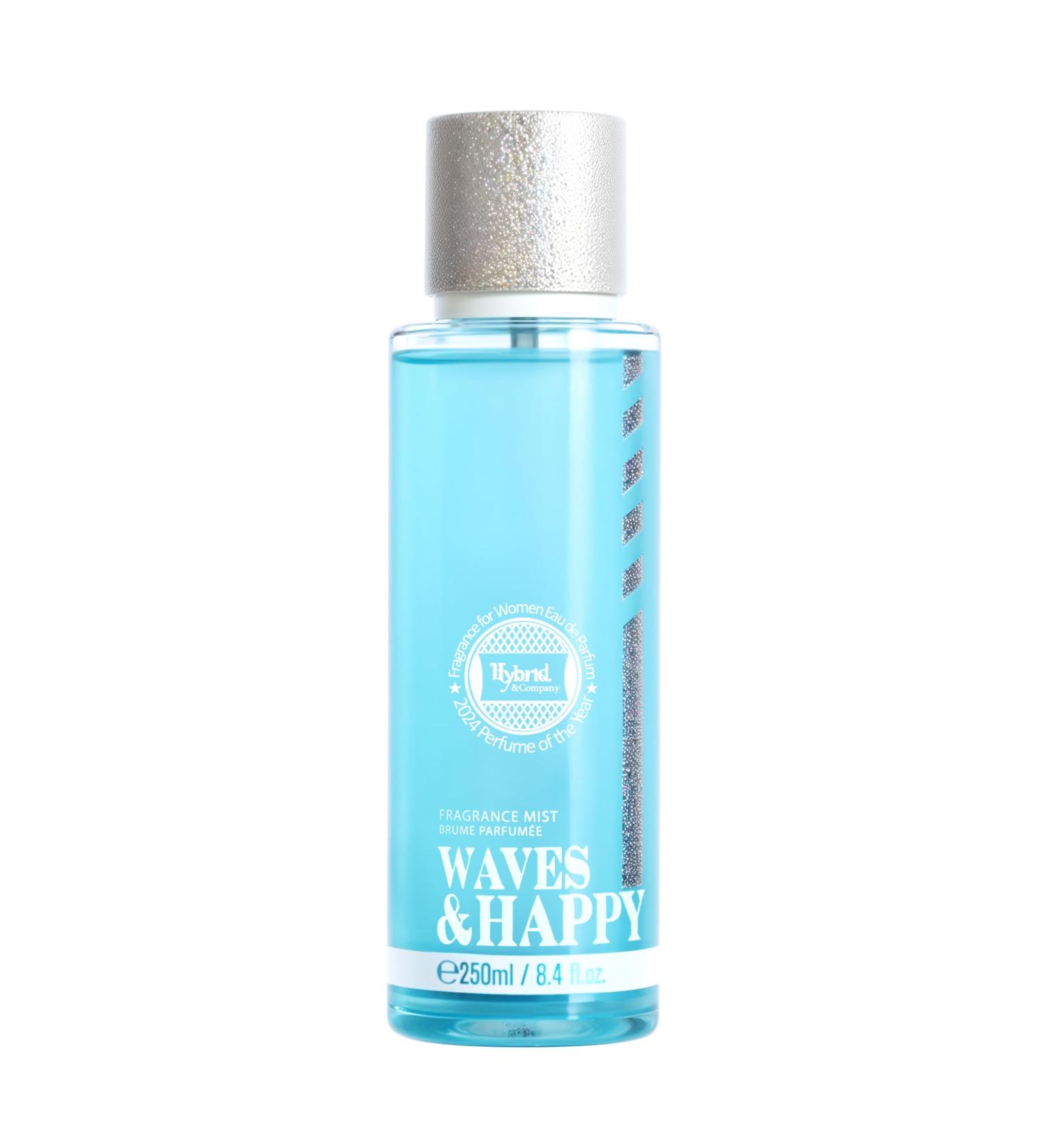 Hybrid & Company Women Waves&Happy Body Fragrance Mist Brume Parfumee 250Ml Waves&Happy 8.4 Fl Oz (Pack of 1) - Buy Online on GoSupps.com