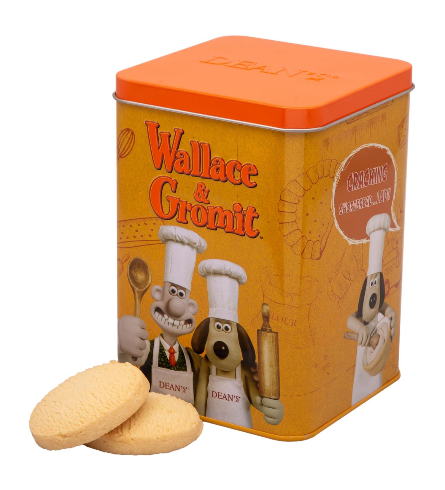 Wallace & Gromit Scottish All Butter Shortbread Biscuit Gift Tin - 300g Reusable Collectable "Cracking Shortbread Box. Delicious Irresistible Luxury Cookie Snack. Give At Christmas Or For A Birthday. - Buy Online on GoSupps.com