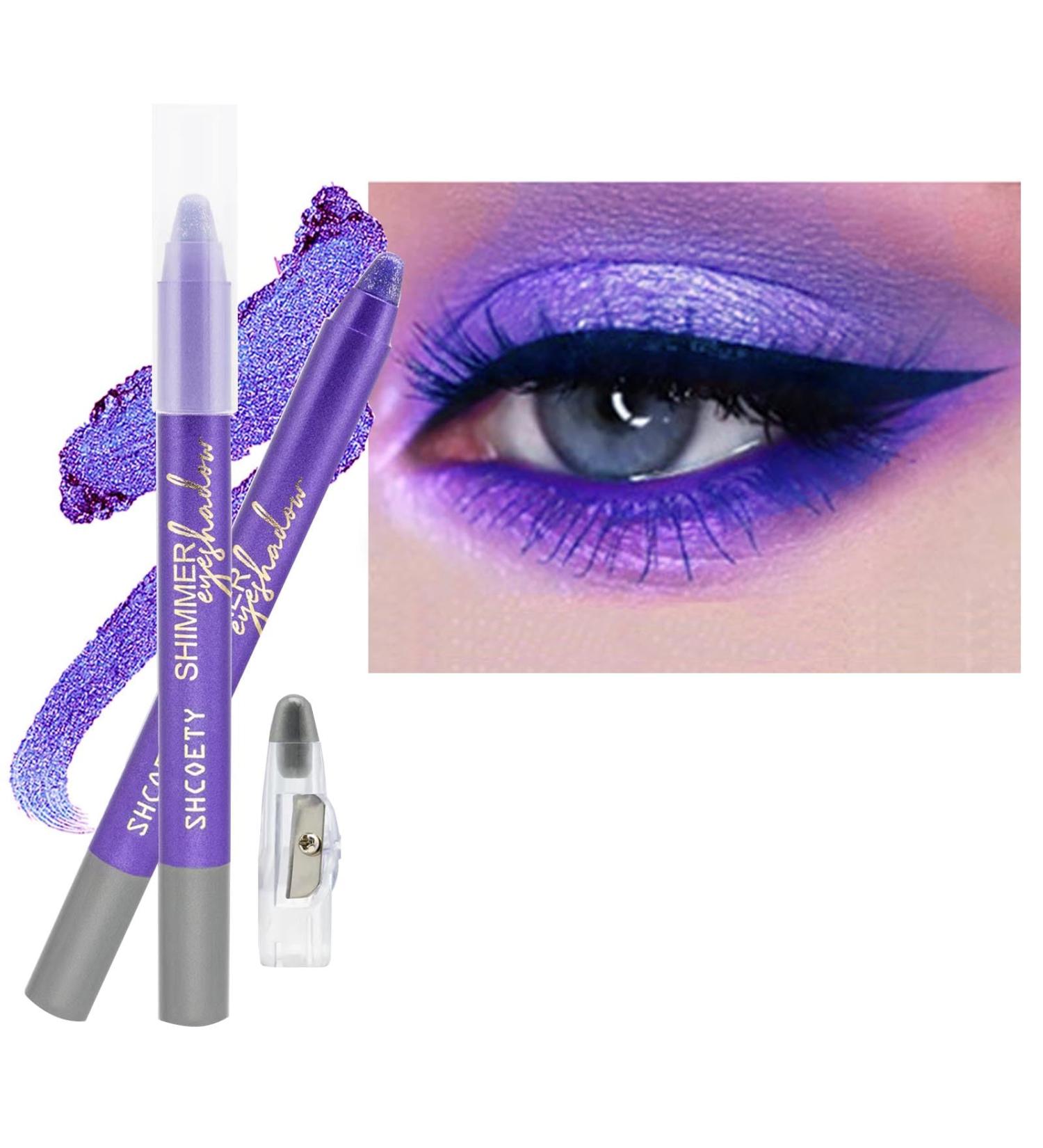 Purple Eyeshadow Stick #3 - Waterproof Long Lasting Highlighter Eye Liner & Shimmer Creamy Eyeshadow - International Shipping Available - Buy Online on GoSupps.com