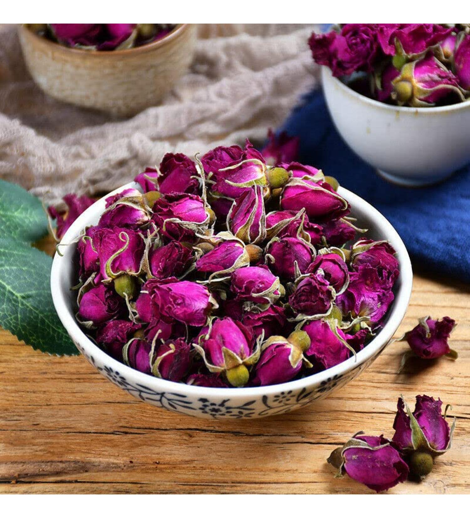 100g de th de rose en conserve bio th de fleurs base de plantes Ping Yin Mei Gui Cha th  - Buy Online on GoSupps.com