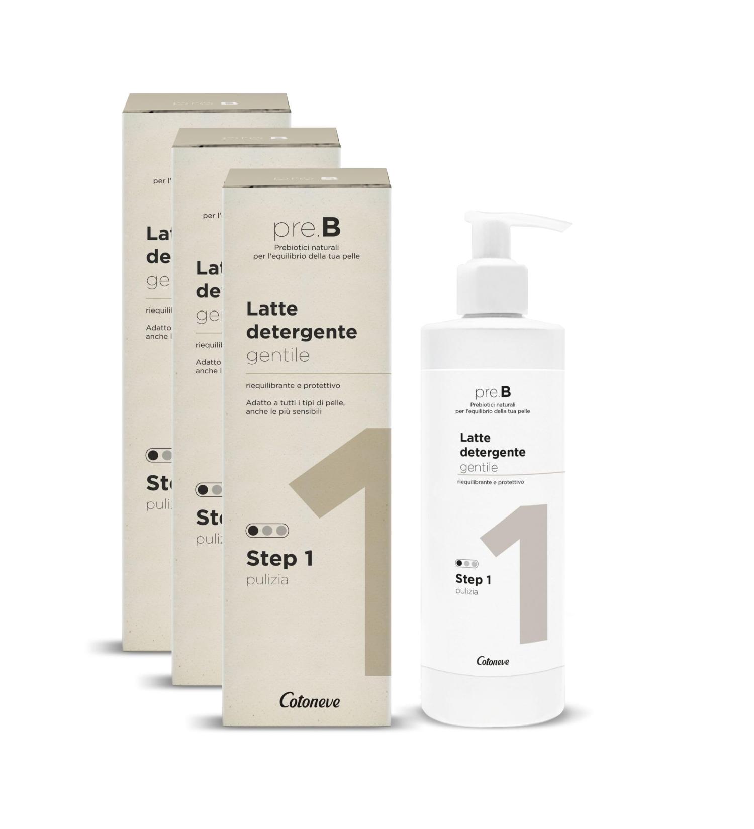  Cotoneve Cotoneve Gentle Cleansing Milk (280ml) - Pre B Line 99.9% Natural Ingredients - Balancing Action Antioxidant Skin for Sensitive Skin - Pack of 3 Bottles - Buy Online on GoSupps.com