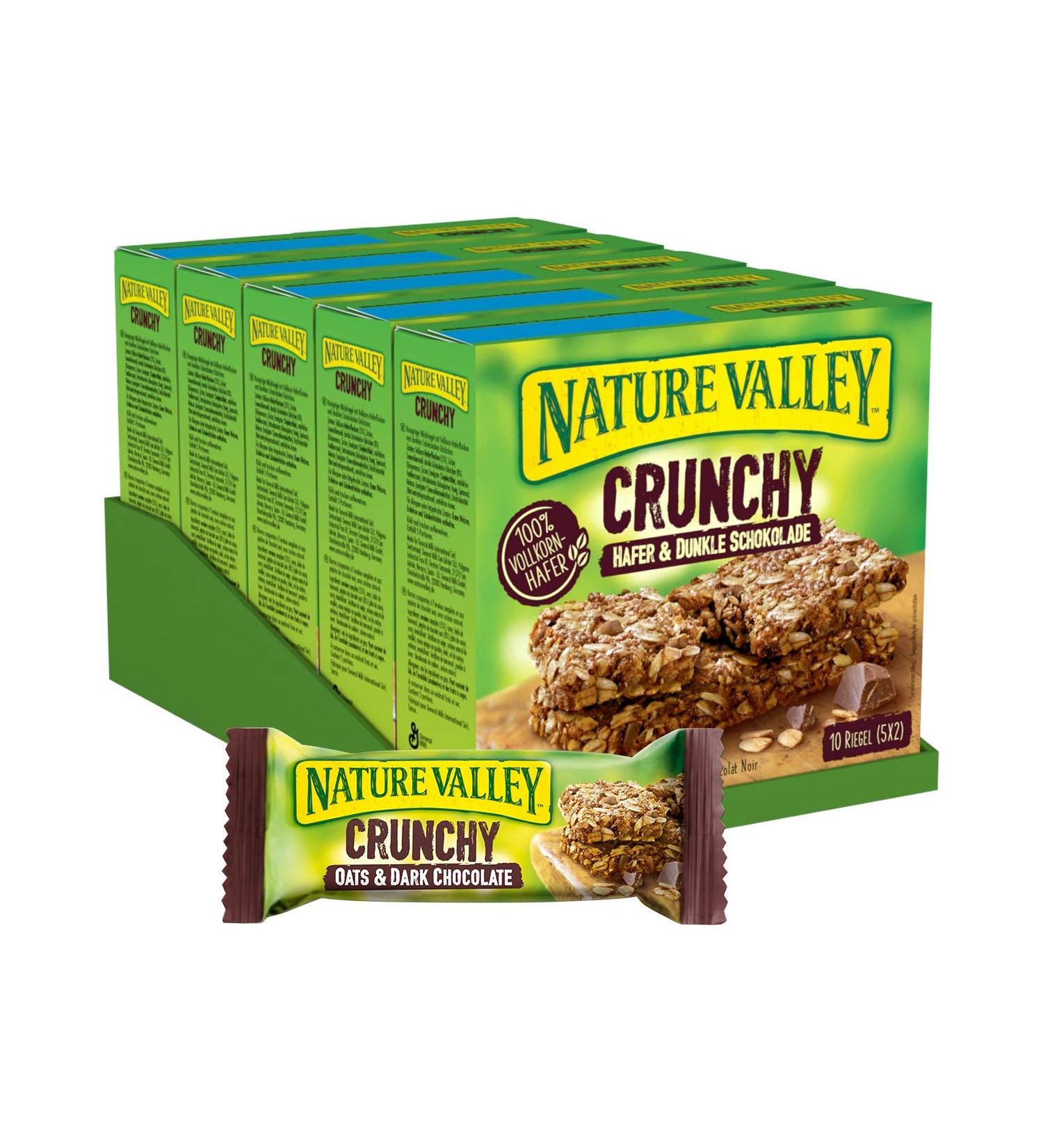 Buy Nature Valley Crunchy Oats & Dark Chocolate - Pack of 5 (5 x 210g) - Healthy Snack for International Shipping - Buy Online on GoSupps.com