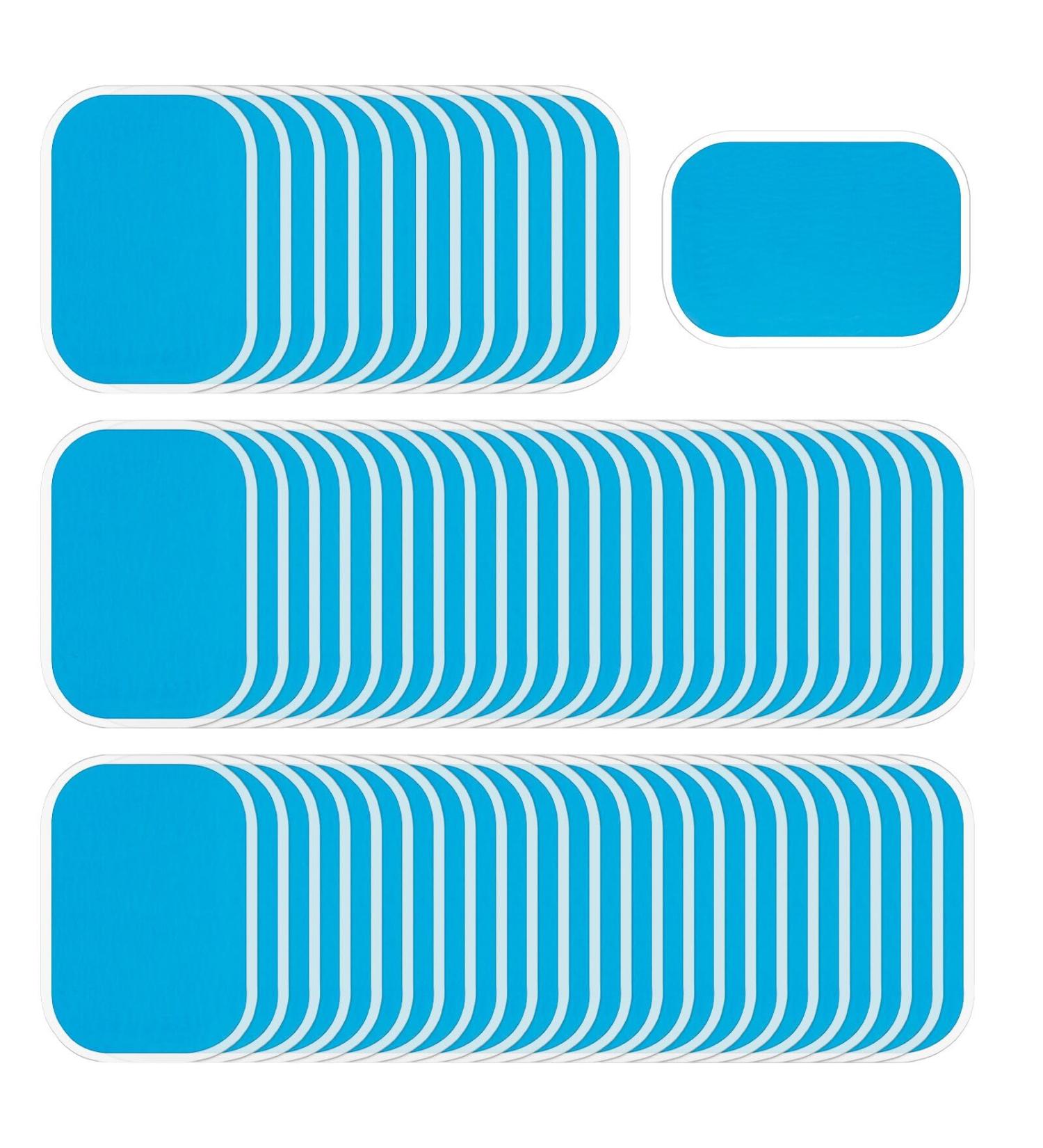Flintronic EMS Gel Pads - 3/9/66 Pieces for Abdominal Muscle Trainer | Hydrogel Replacement Pads for Electrical Muscle Stimulation - Buy Online on GoSupps.com