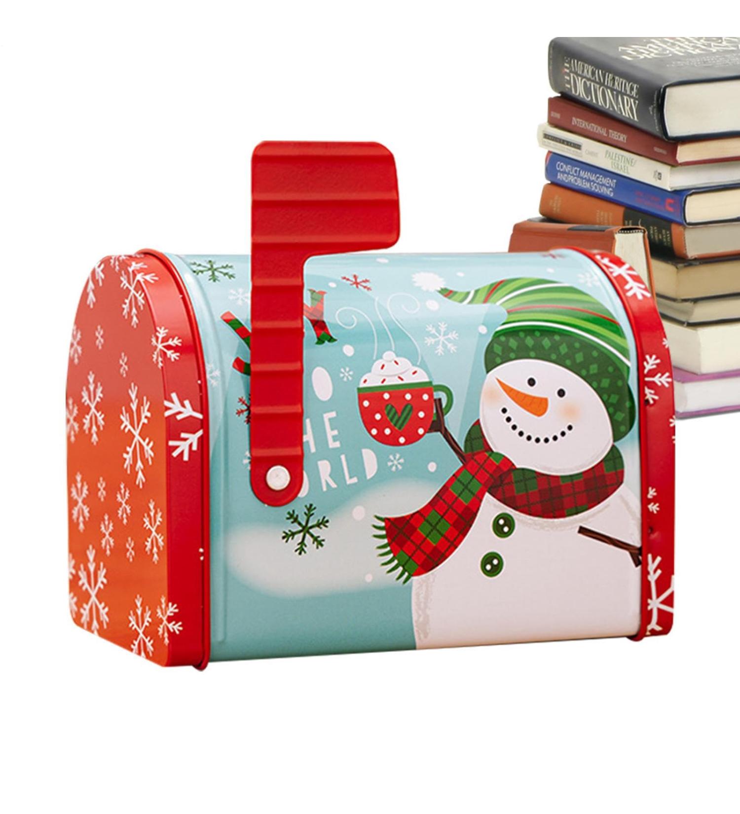 Ynnhik Christmas tin sweetener box chocolate box with cookie container packaging boxes | Exquisite classic core of seasonal Christmas cookies with this festive addition to - Buy Online on GoSupps.com