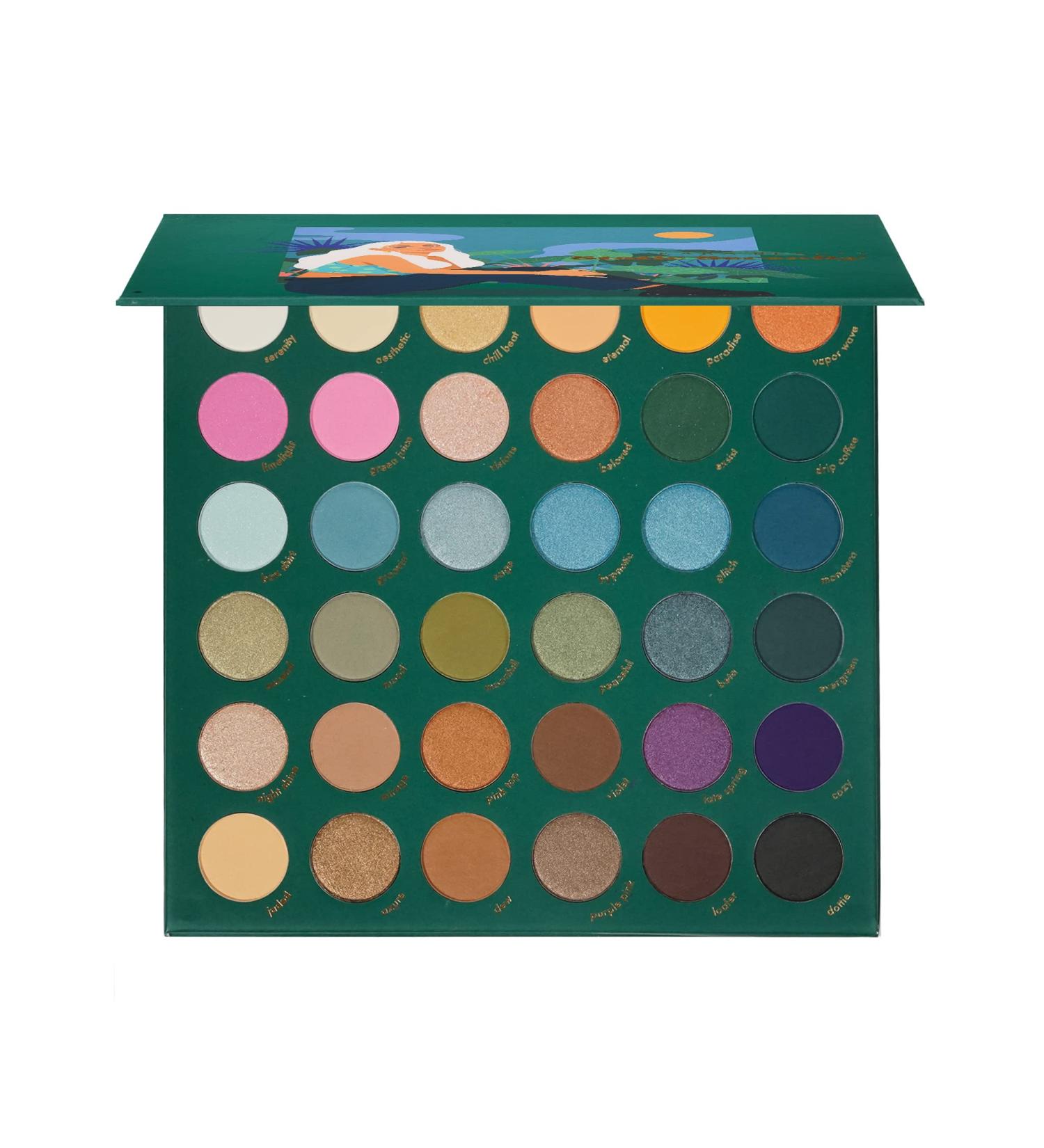 Kara Beauty STATIC SERENITY 36-Shade Vegan Palette - Creative Eyeshadow for International Shipping - Buy Online on GoSupps.com