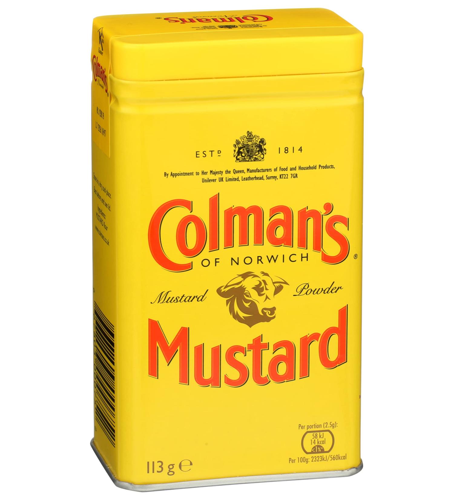 Colman's Dry Mustard Powder 4oz (Pack of 2) - Hot & Tangy for Grilling, Dips, Dressings, Marinades - Buy Online on GoSupps.com