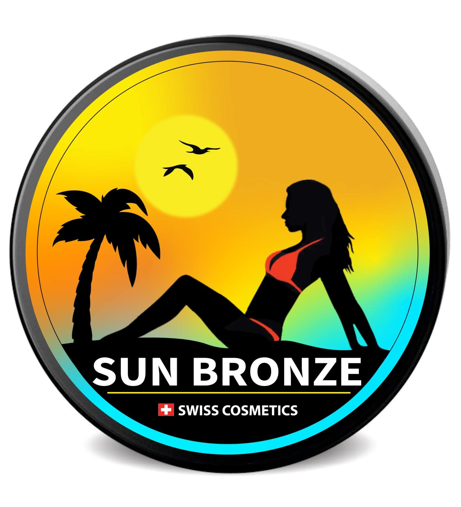 Sun Bronze Original - Premium Tanning Cream | Swiss Formula for Dark Tan | 200ml Vegan & Natural Ingredients | Effective Skin Tan Accelerator - Buy Online on GoSupps.com