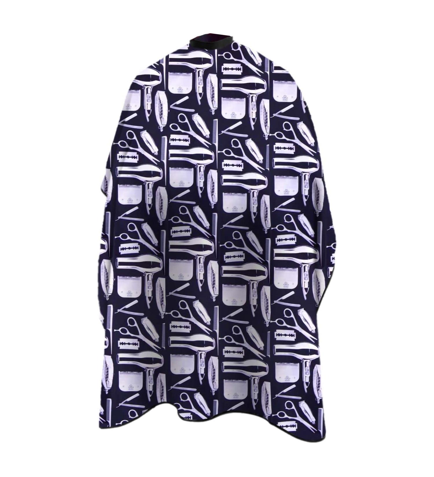 King Midas Barber Cape (Black and White) - Buy Online on GoSupps.com