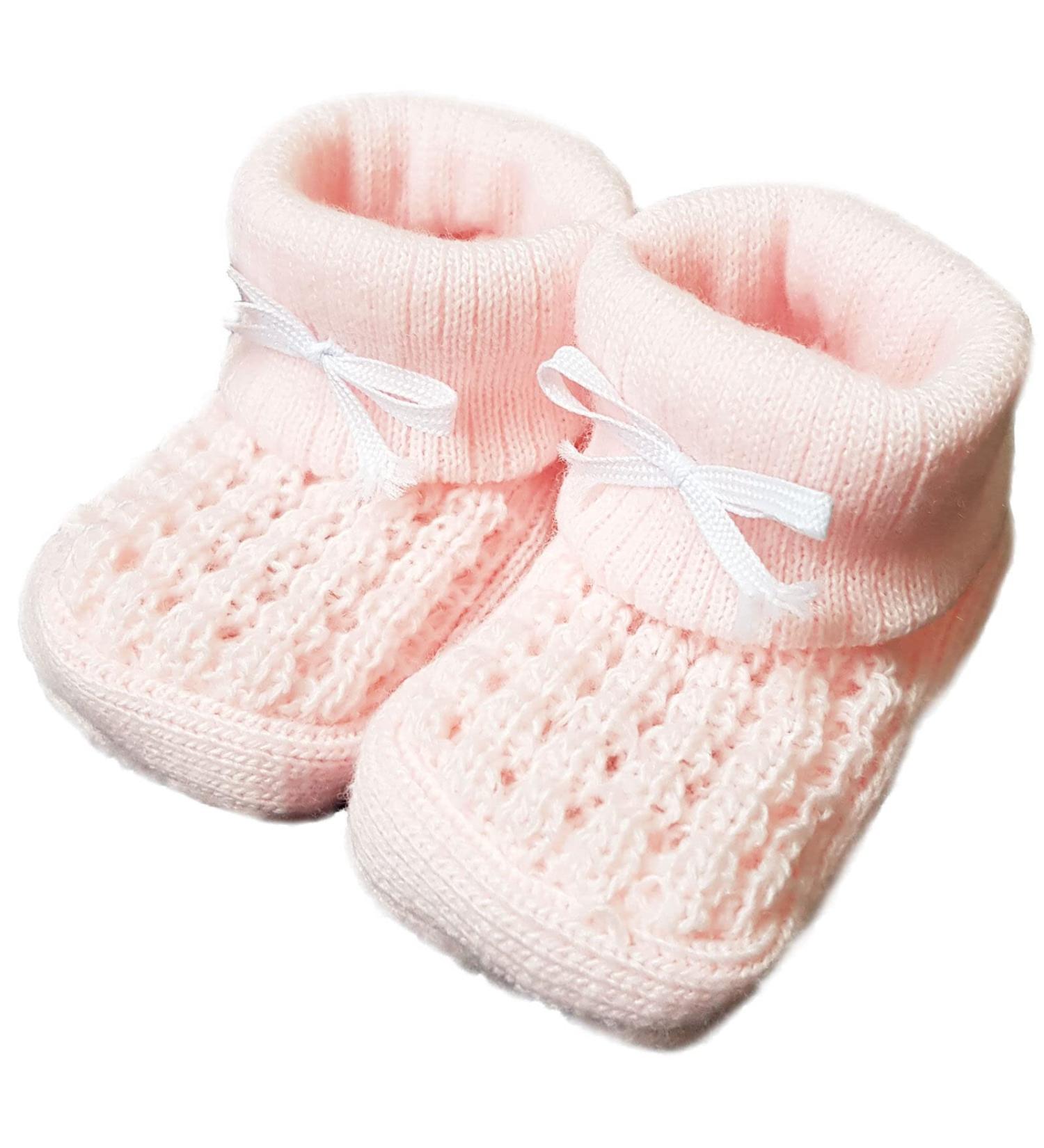 Royal Icon Baby Booties 0-3 Months | Warm & Safe Newborn Slippers for Baby Boys & Girls | Soft & Stylish Ri403 Pink Ri1045 - Buy Online on GoSupps.com