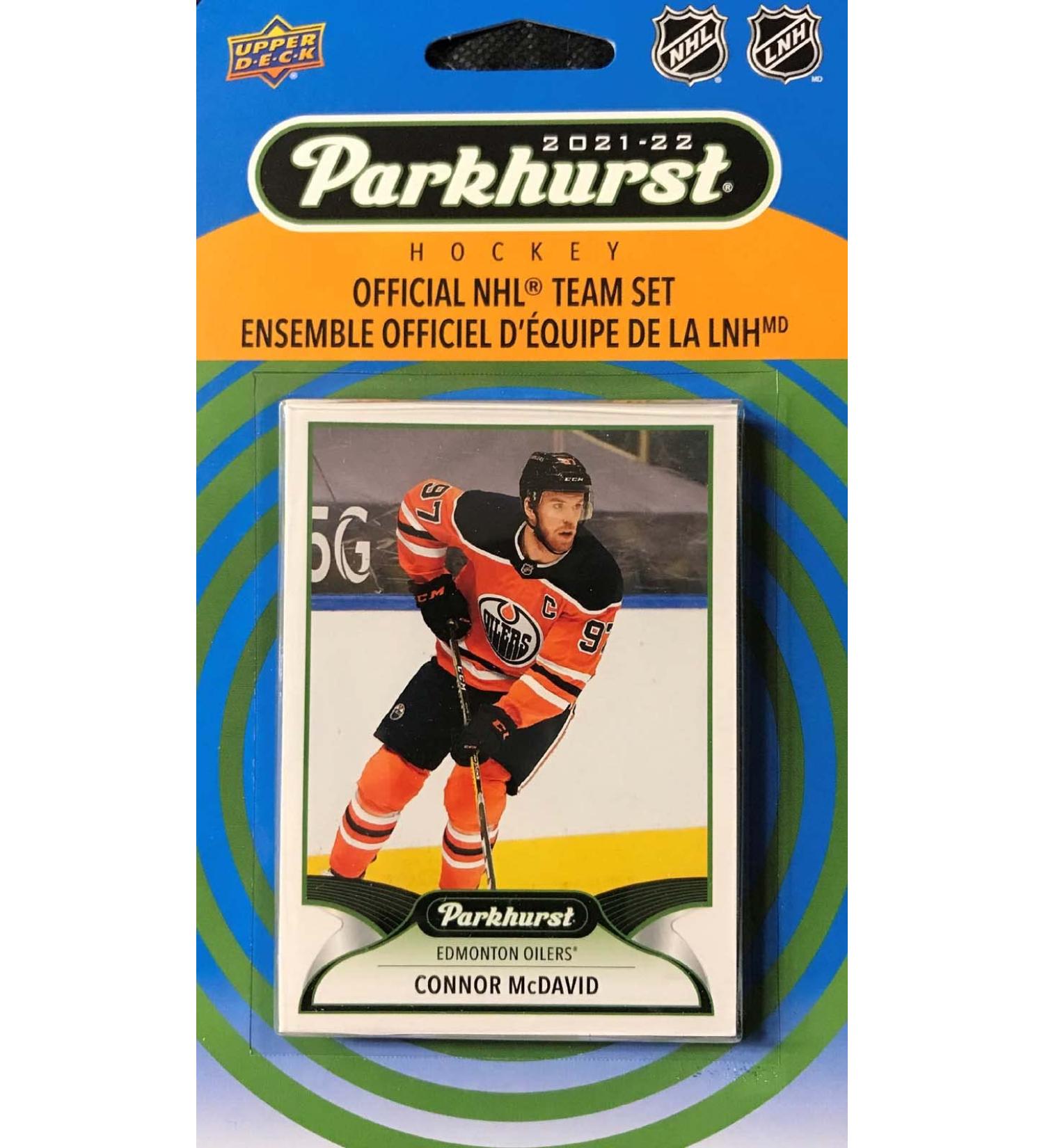 Edmonton Oilers 2021 2022 Upper Deck Factory Sealed Team Set with Connor McDavid and Leon Draisaitl Plus