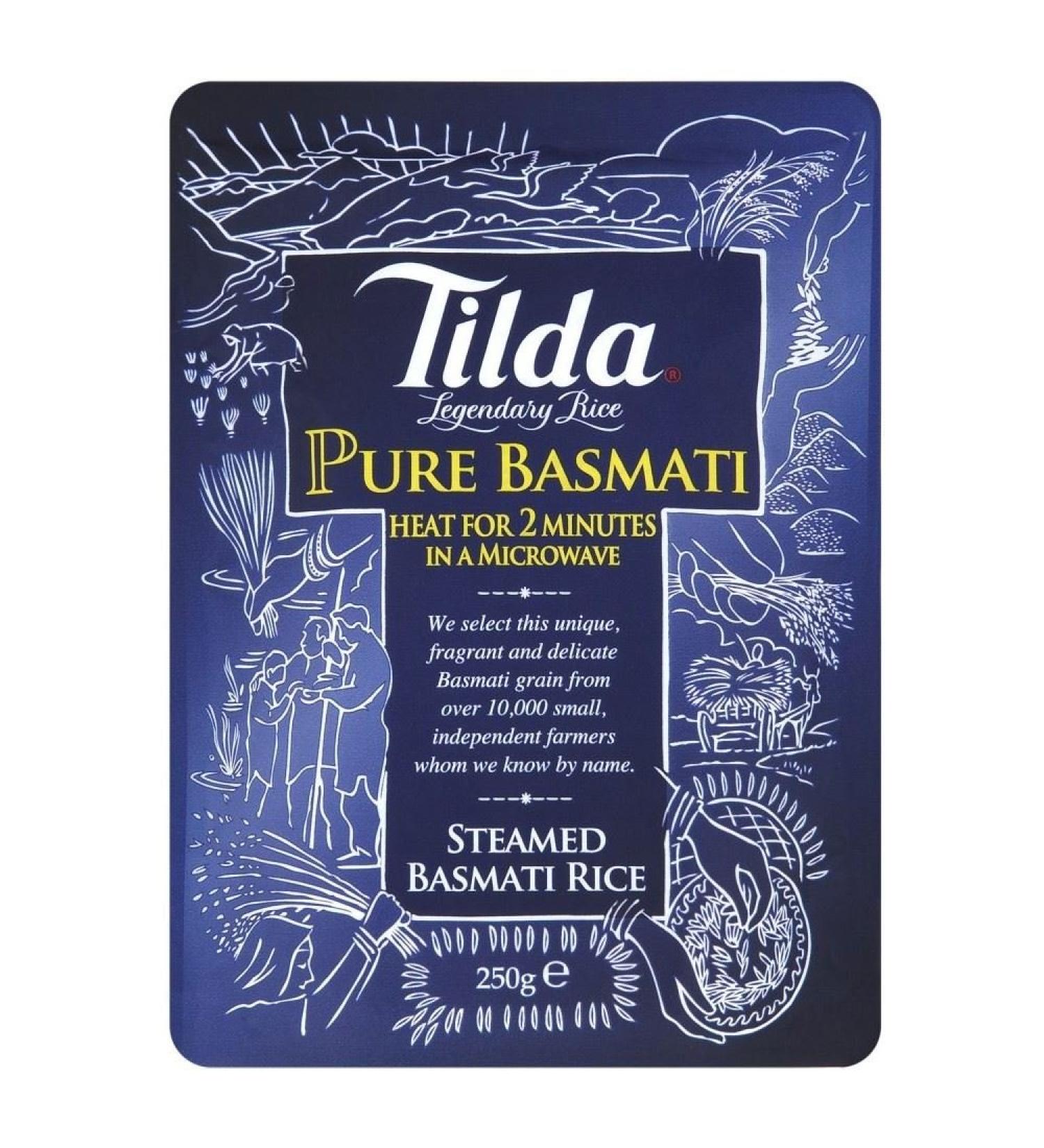 Tilda Tilda Pure Steam Basmati Rice (250g) - Pack of 6
