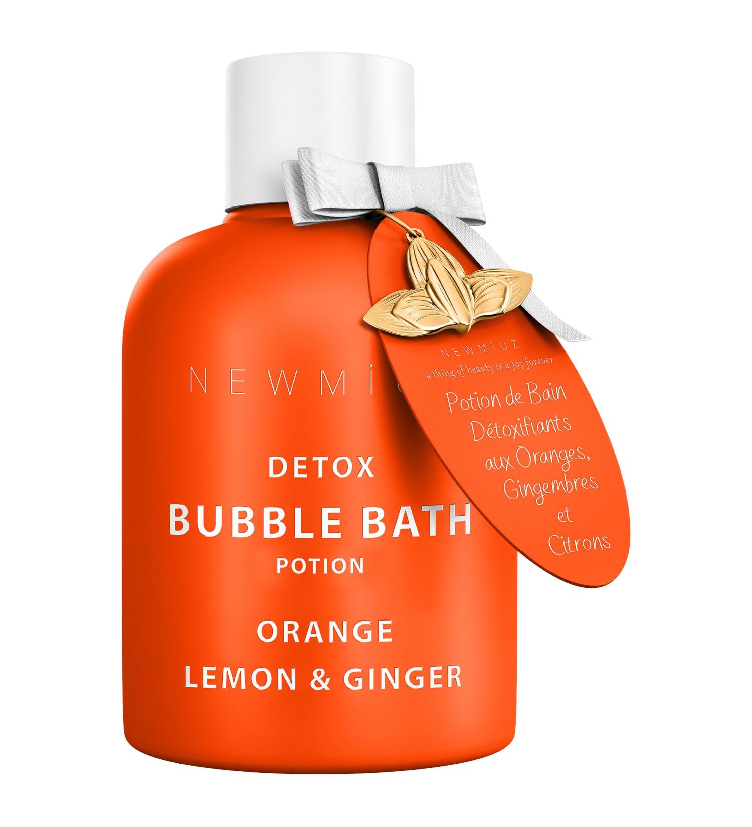 Natural Detox Bubble Bath | Long Lasting Citrus Foaming Soak | Hydrating Stress Relief with Orange Ginger Lemon Essential Oils | Ideal Self Care Spa Gift for Men & Women - Perfect for Birthdays & Christmas - Buy Online on GoSupps.com