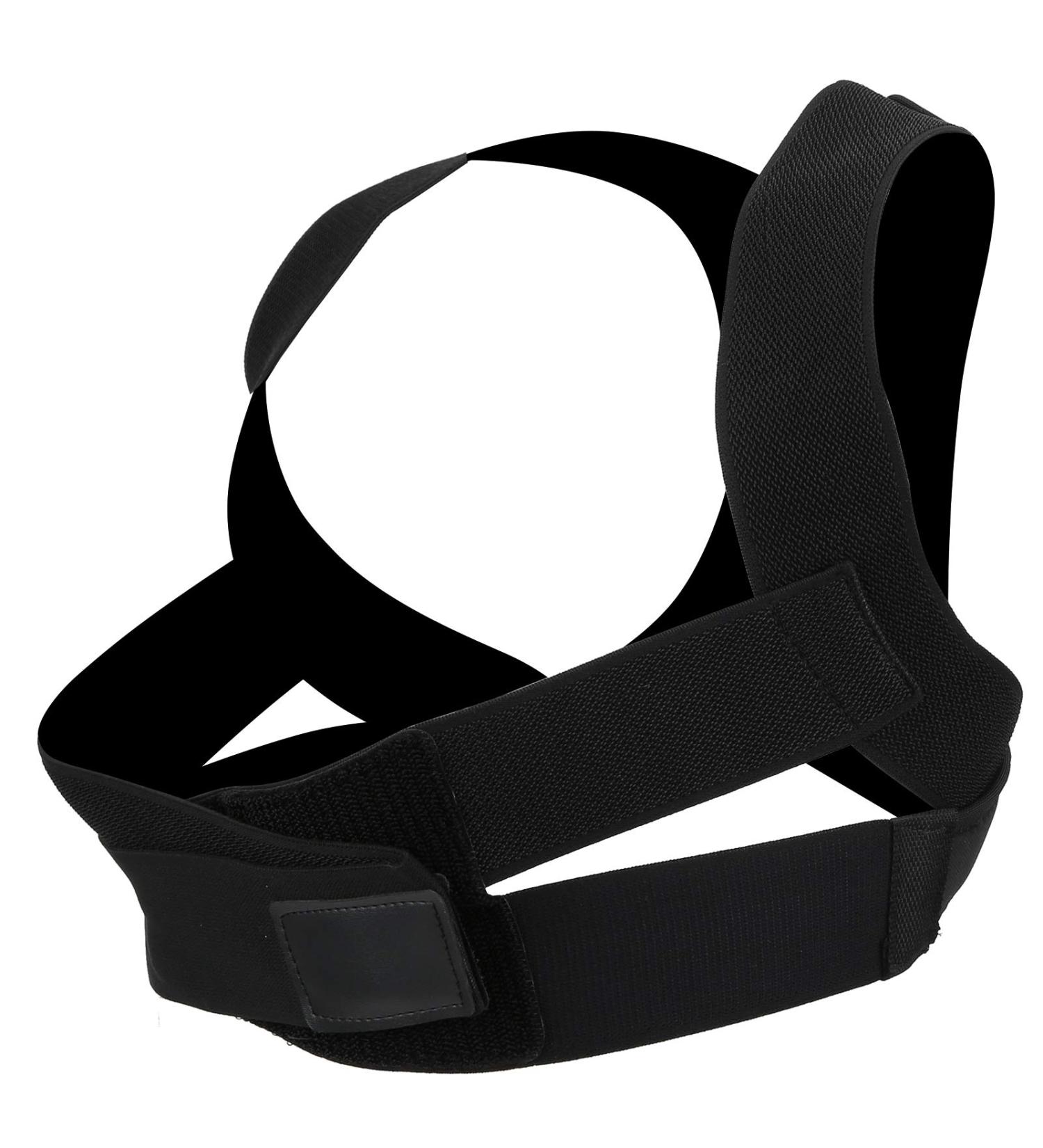 Back Brace Posture Corrector | Adjustable Lightweight Neoprene Support Belt for Men & Women | Improve Posture & Alleviate Back Pain - Buy Online on GoSupps.com