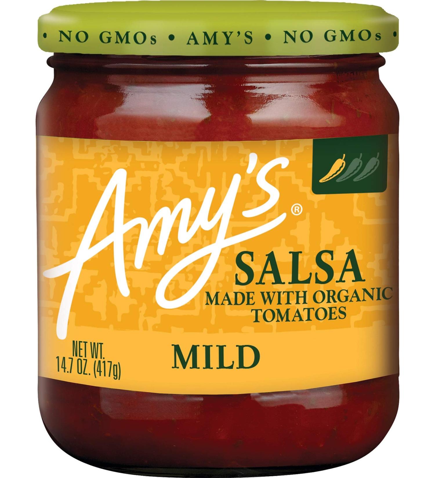 Amy's Organic Fat Free Tomato Mild Salsa 14.7 oz - Buy Online Now! - Buy Online on GoSupps.com