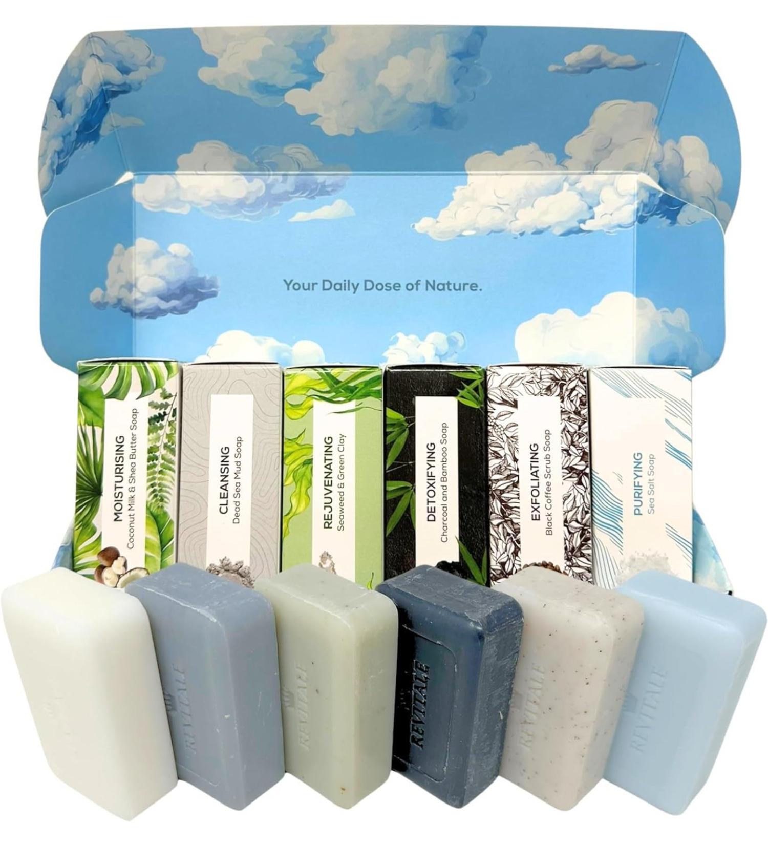 Revitale Natural Cleansing Soap Set (6 x 100g Bars - Buy Online on GoSupps.com