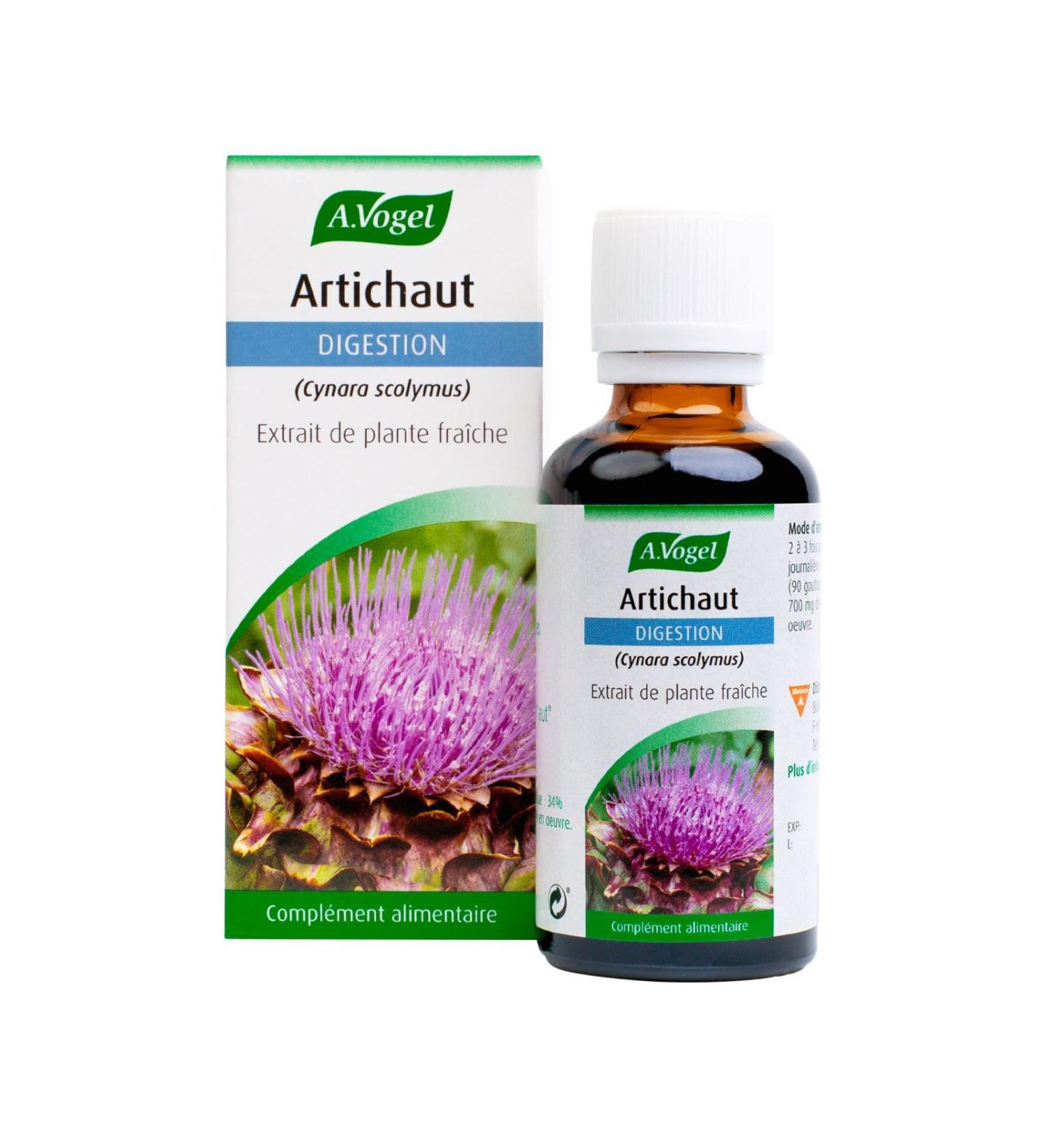 A. VOGEL - Artichoke - Food supplement based on plant extract - Targeted Actions Digestion - Bottle 50 ml - Swiss Laboratory - Buy Online on GoSupps.com