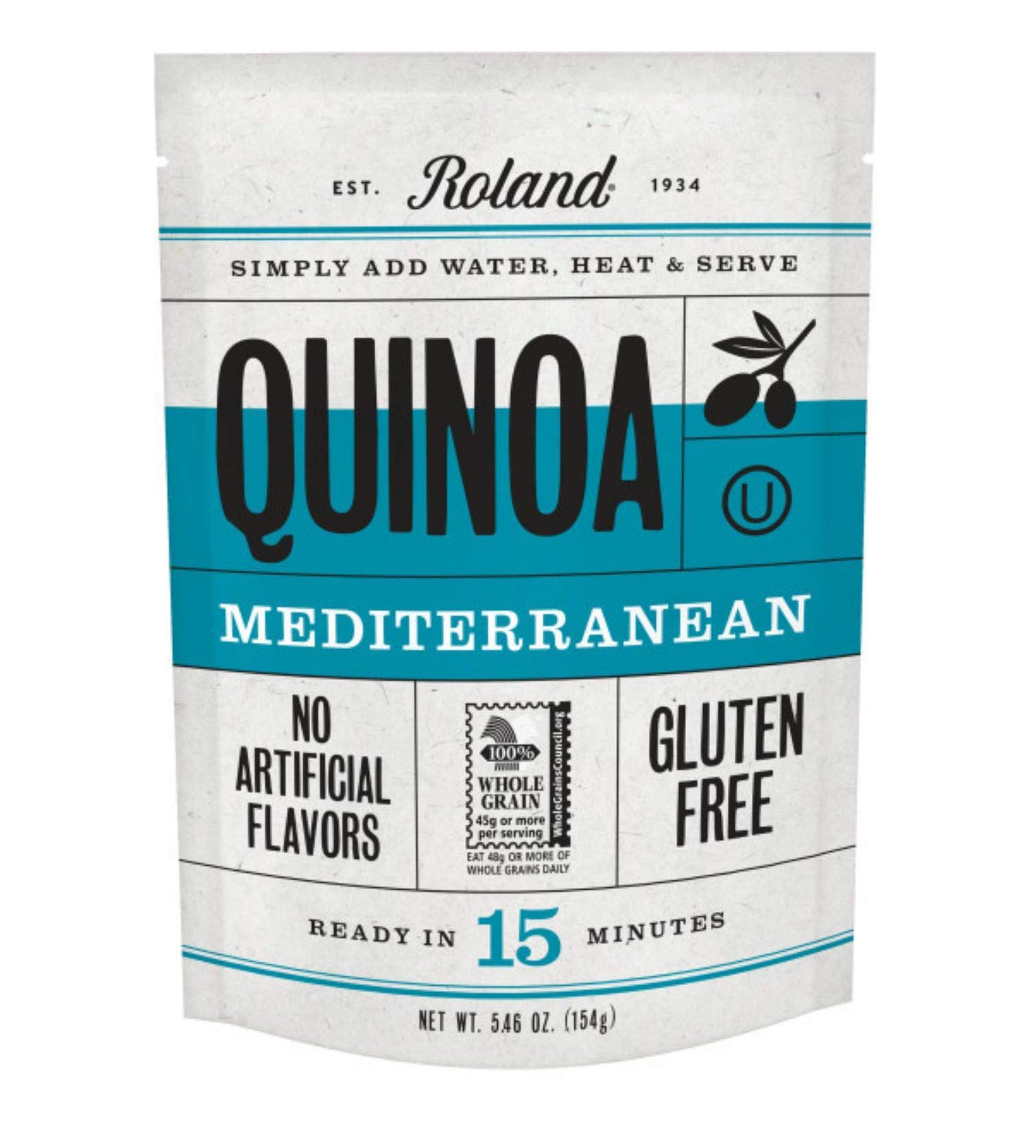 Roland Foods Mediterranean Seasoned Quinoa - Gluten Free, 5.46 oz (Pack of 6) - Buy Online on GoSupps.com