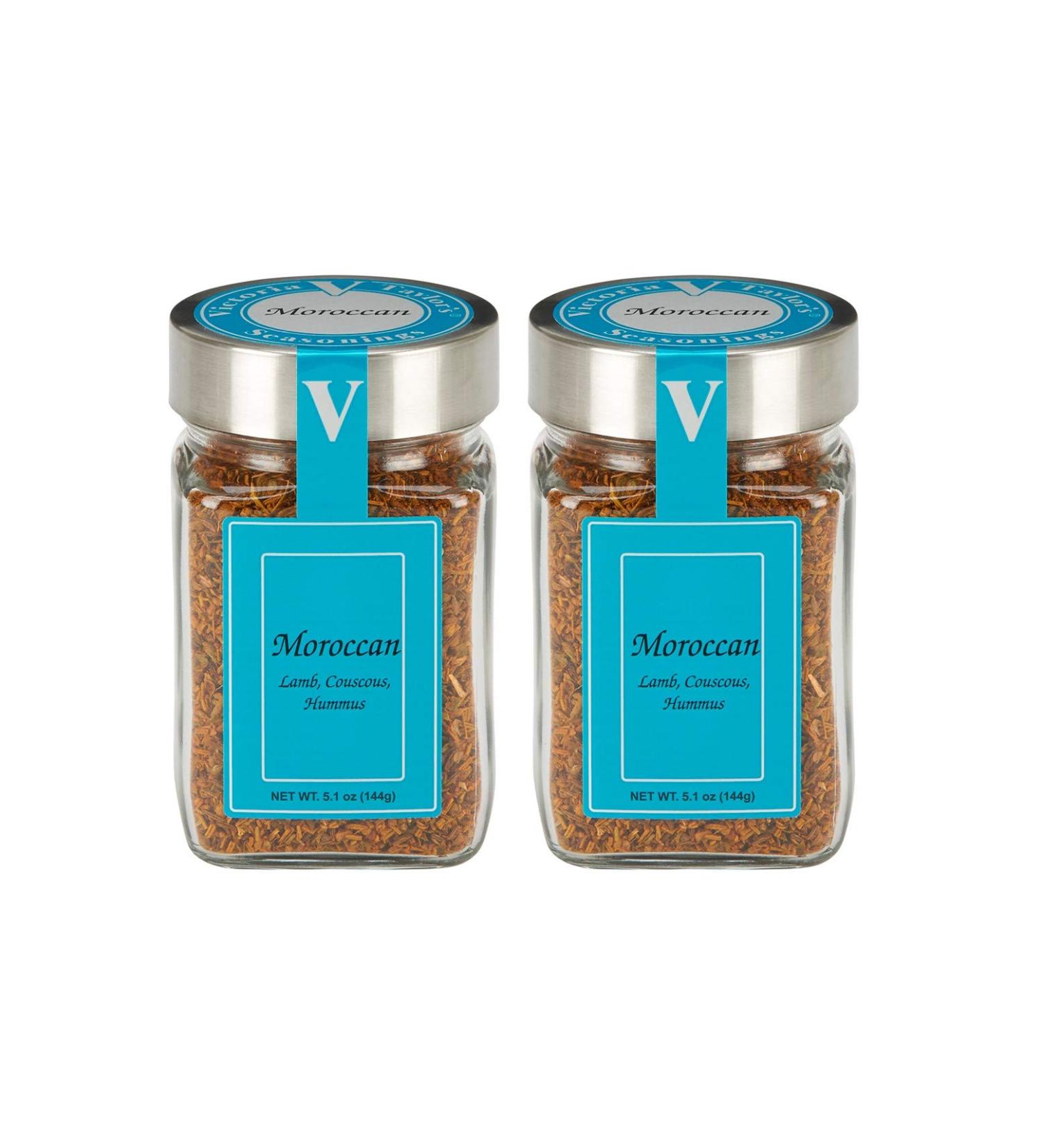 Moroccan Spice Blend - 2x 5.1 oz Jars - Cumin, Garlic & Spice Mix - Buy Online on GoSupps.com