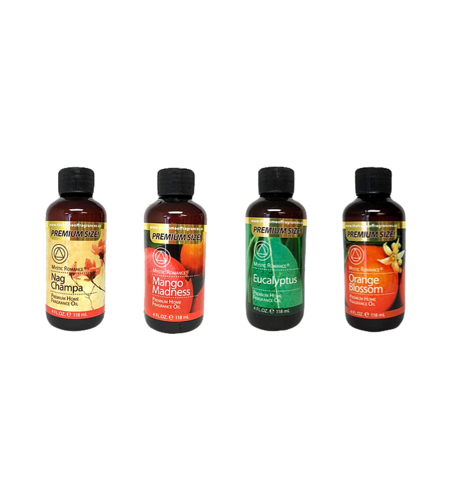 Fragrance oil per 4 Bottles of 4oz