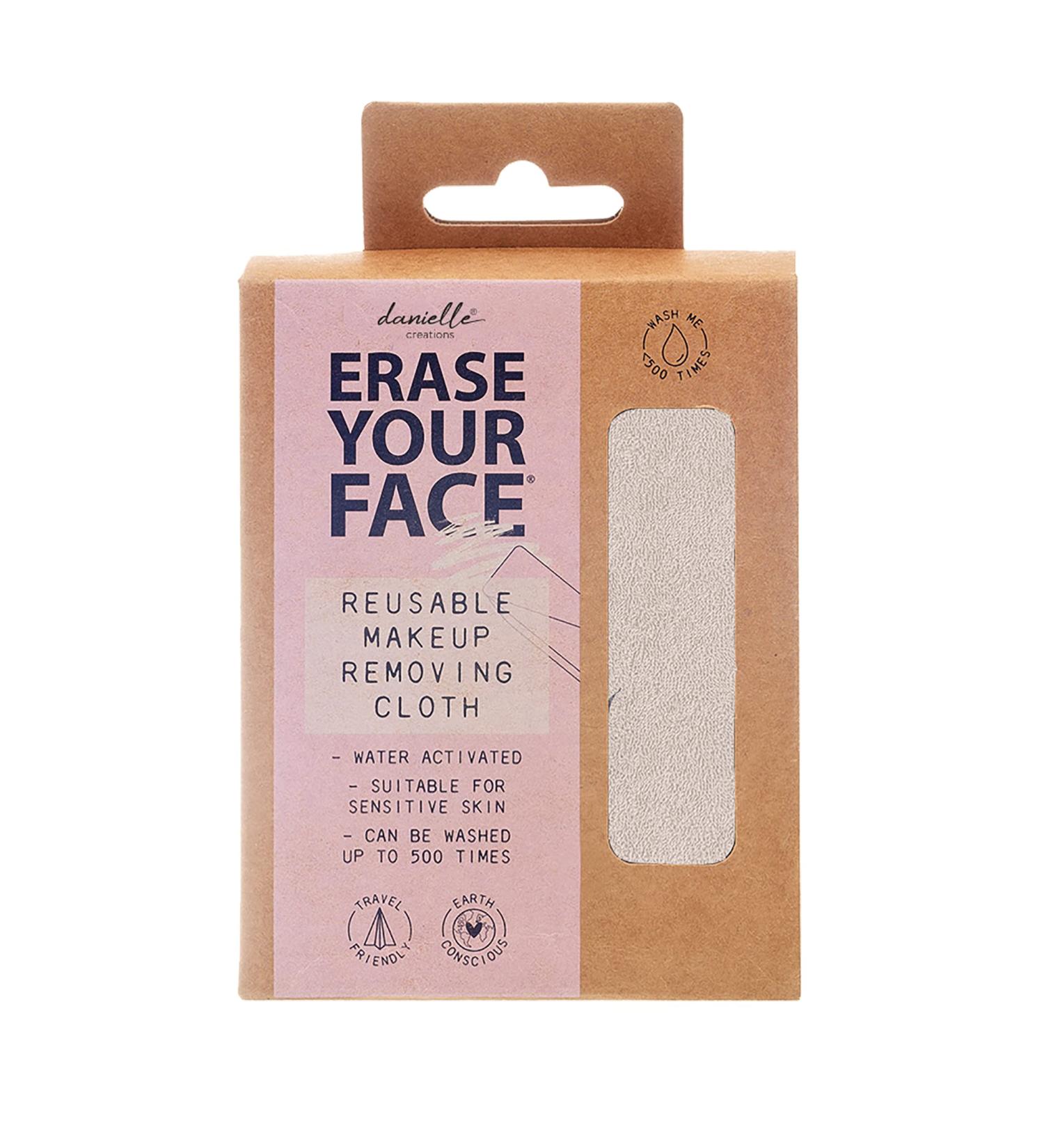 Danielle Creations Erase Your Face Eco Friendly Reusable Make Up Remover Cloth in Nude