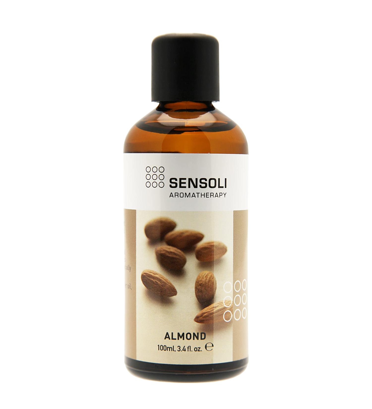 Buy Sensoli Almond Carrier Oil - Premium Quality Vegetable Oil for Skin & Hair - International Shipping Available - Buy Online on GoSupps.com