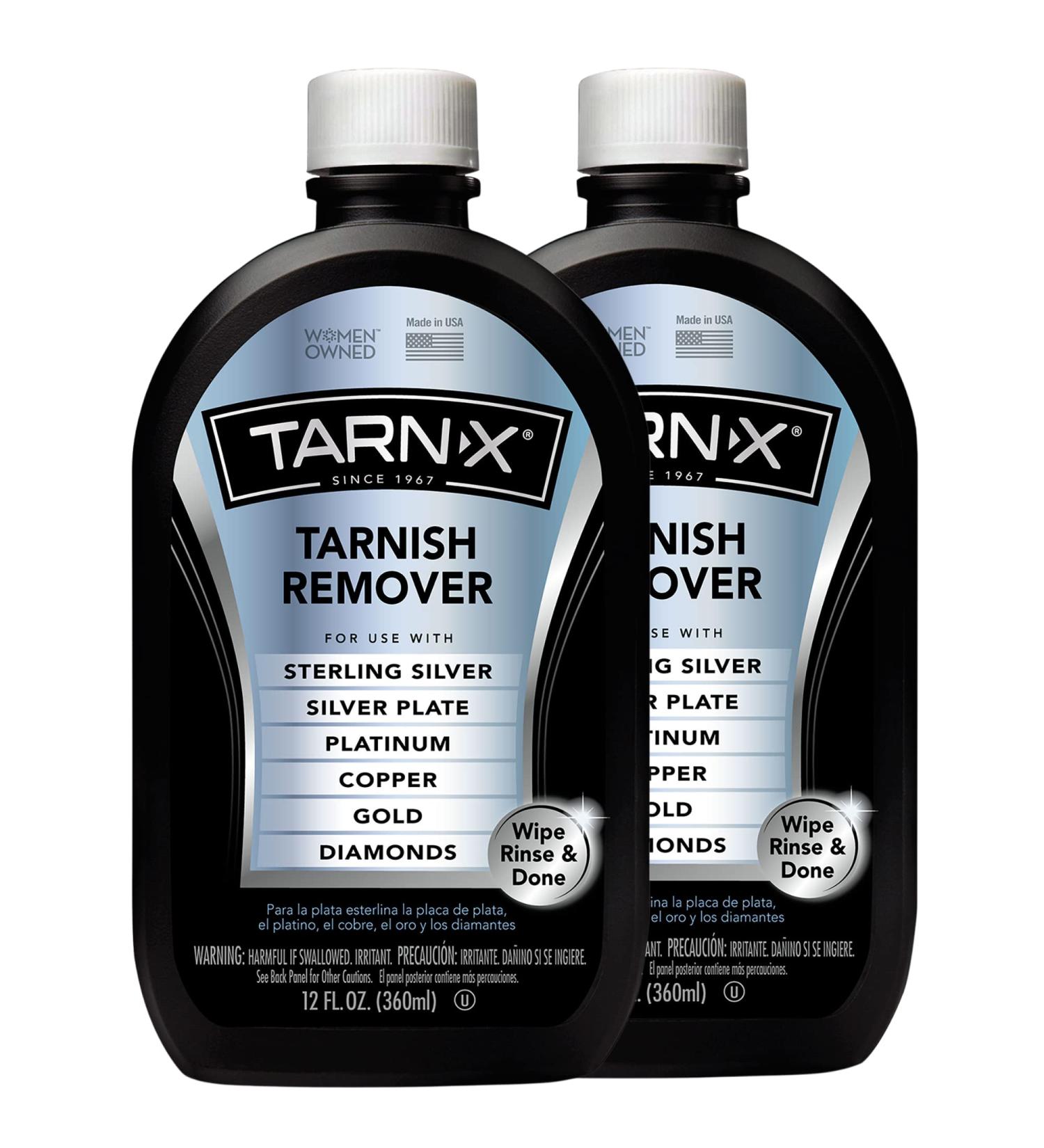 Tarn-X Metal & Silver Tarnish Remover - 12oz Pack of 2 for Sterling Silver Platinum Gold & More | International Shipping - Buy Online on GoSupps.com