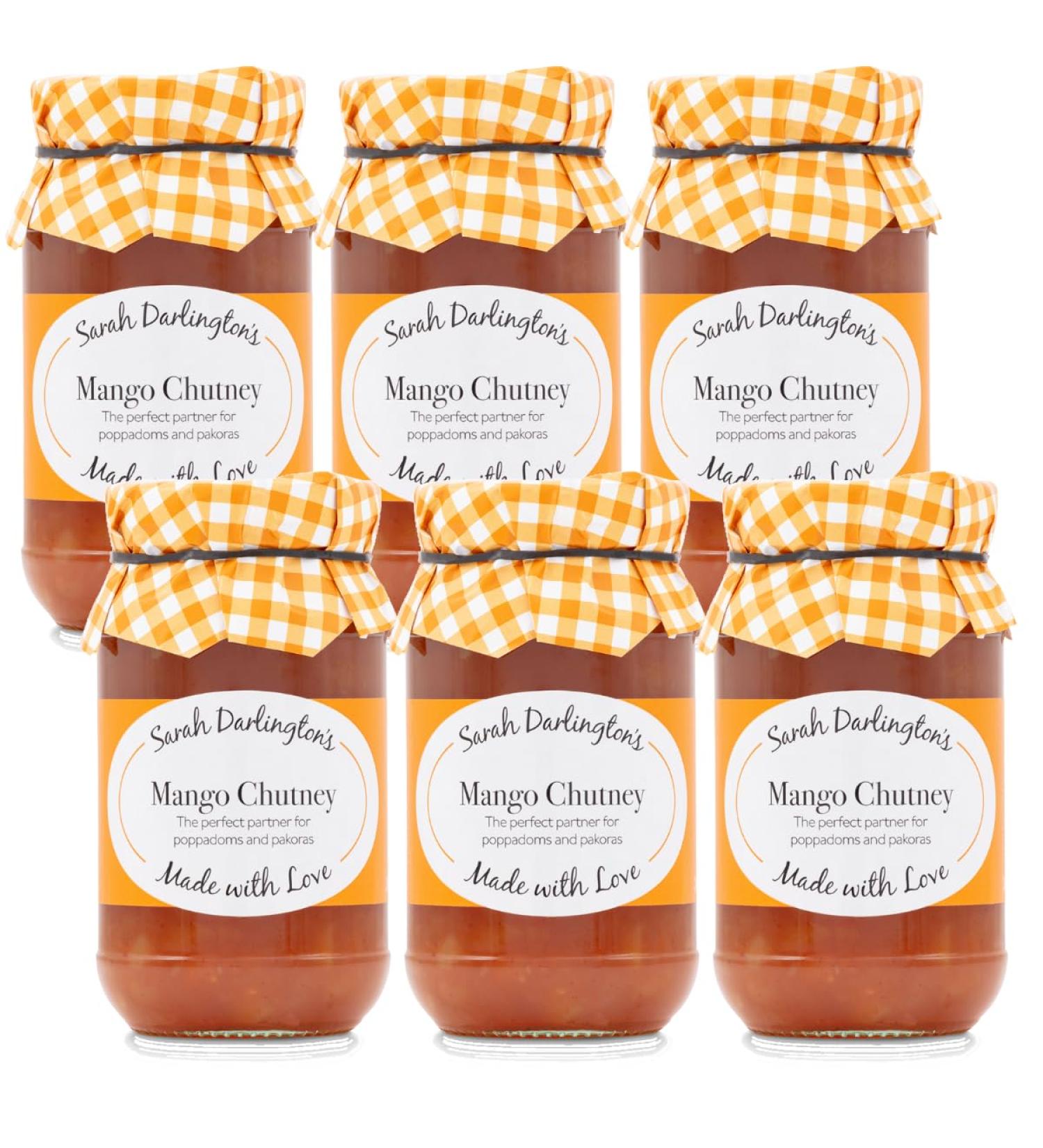 Mrs Darlington's Mango Chutney - 340g - Pack of 6