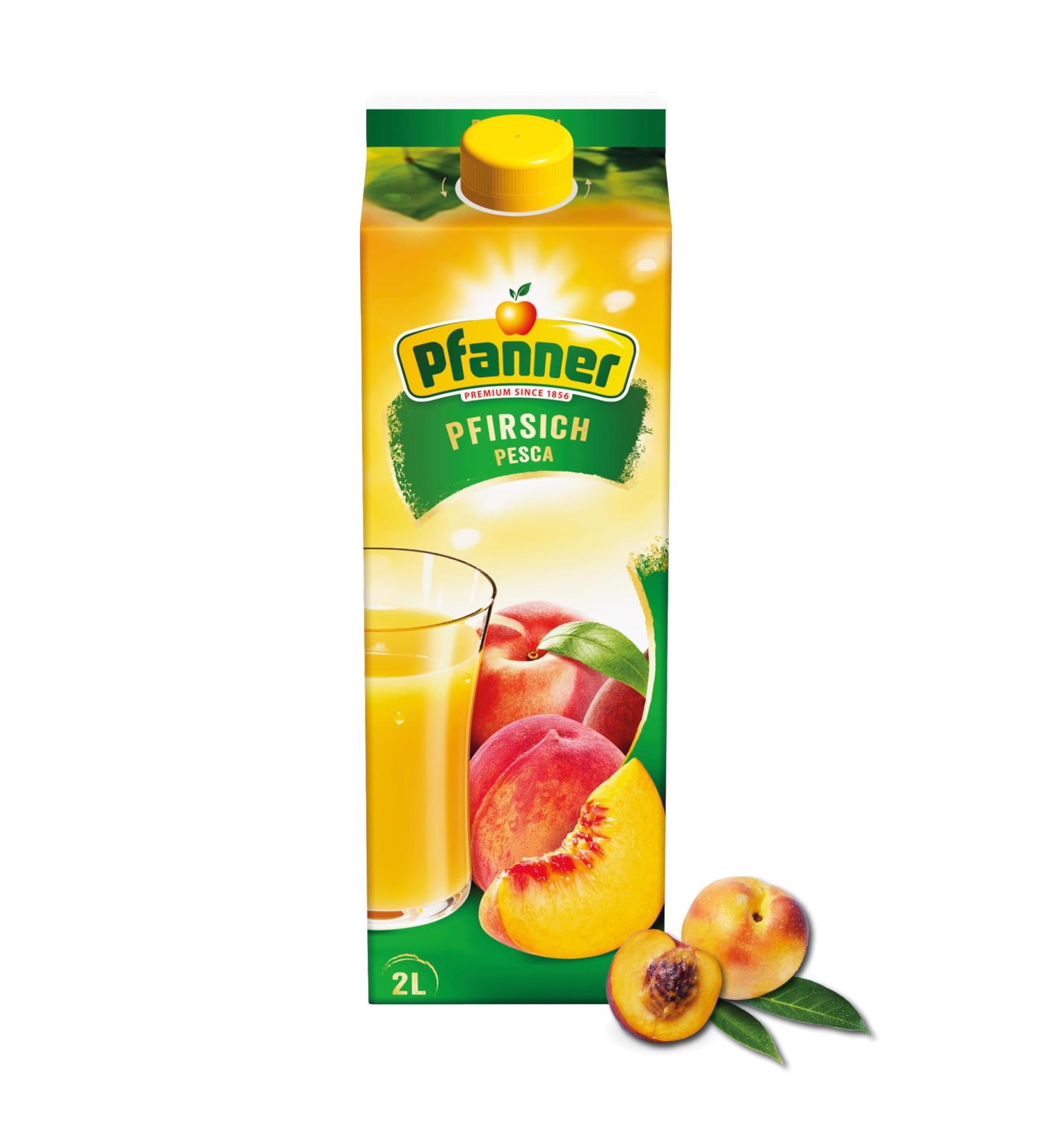 Buy Pfanner Peach Nectar 2L - 40% Fruit Content | Premium Peach Drink - International Shipping - Buy Online on GoSupps.com