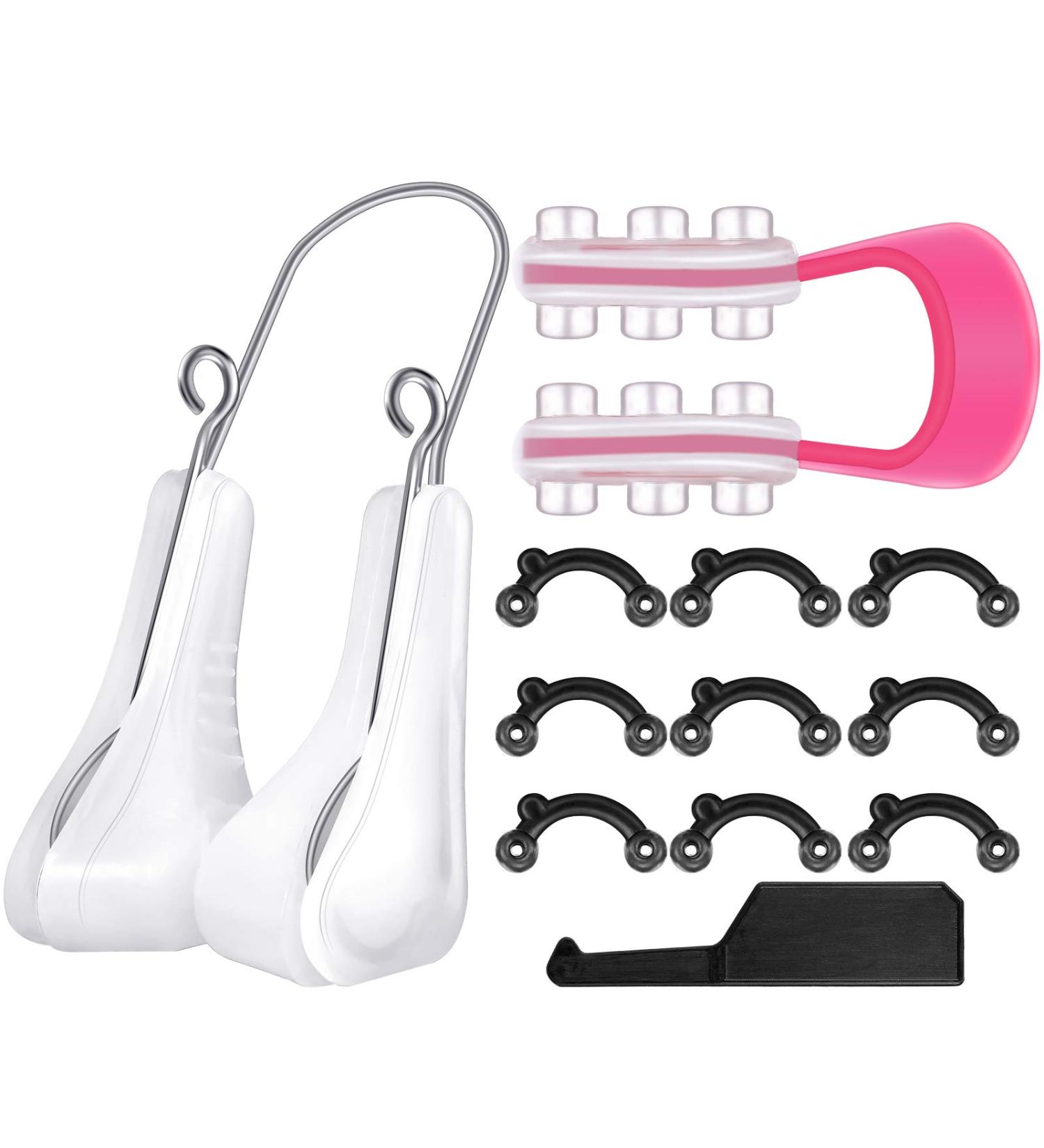 TrelaCo 11-Piece Nose Shaper Clip | Silicone Nose Lifter for Wide Low Inverted & Curved Noses | Instant Nose Lift & Shaping Solution - Buy Online on GoSupps.com
