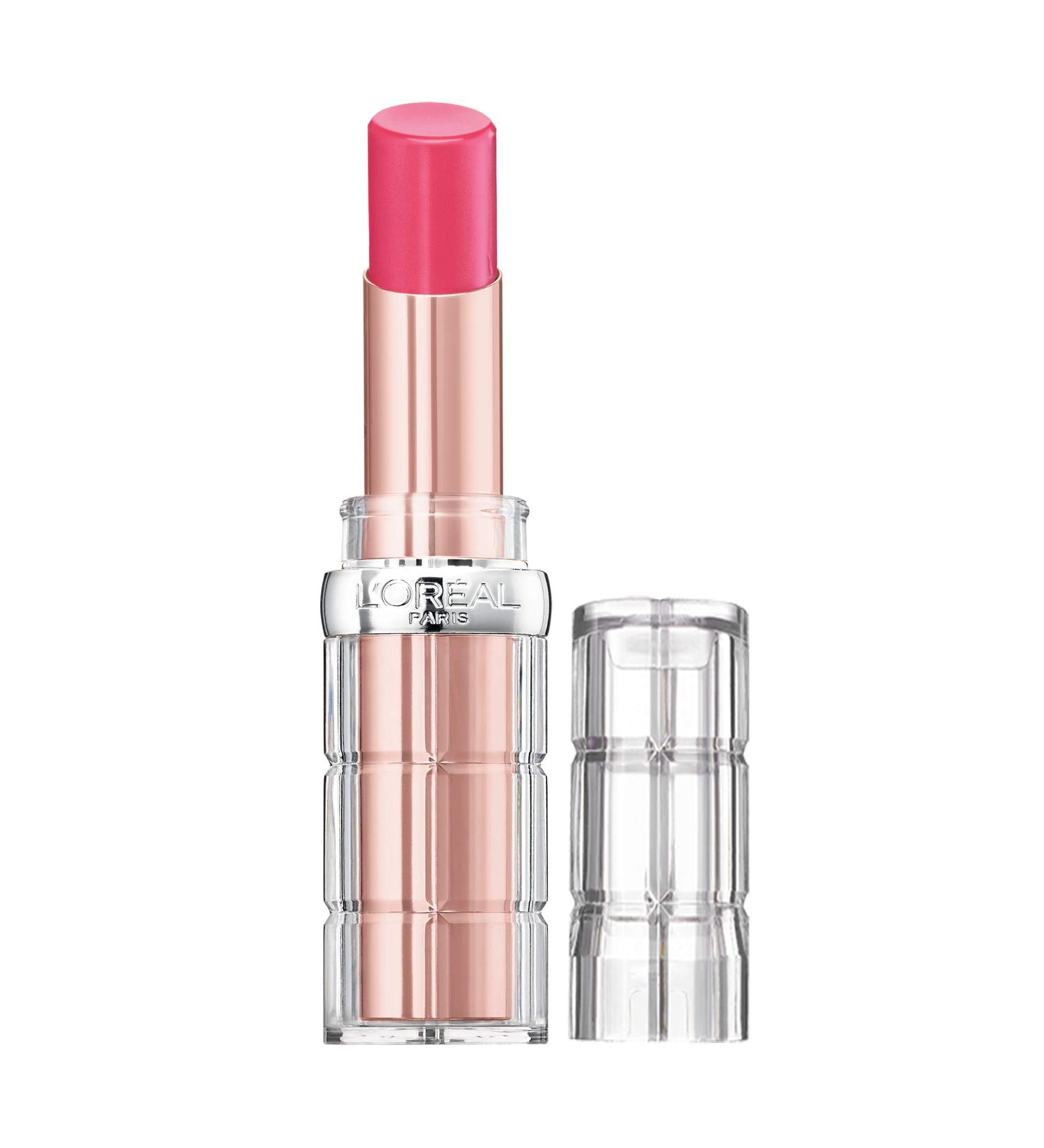 L'Oreal Paris Plump and Shine Lipstick - Pitaya Plump 0.1 oz - Moisturizing Lip Gloss for Fuller, Radiant Lips - Buy Online on GoSupps.com