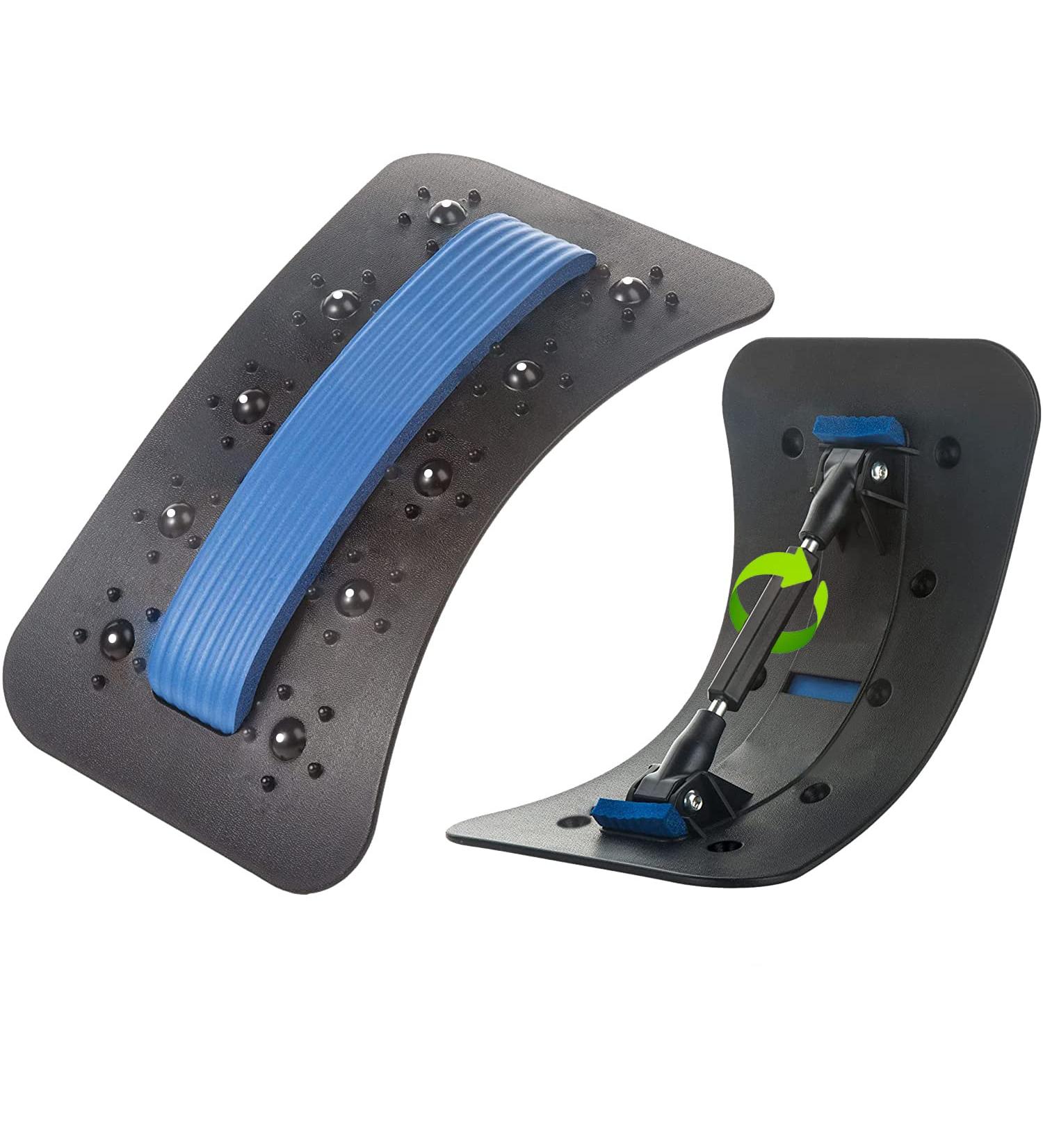 Adjustable Back Cracker for Lower Back Pain Relief with Magnet - Reduce Herniated Disc, Sciatica, Scoliosis - Buy Online on GoSupps.com