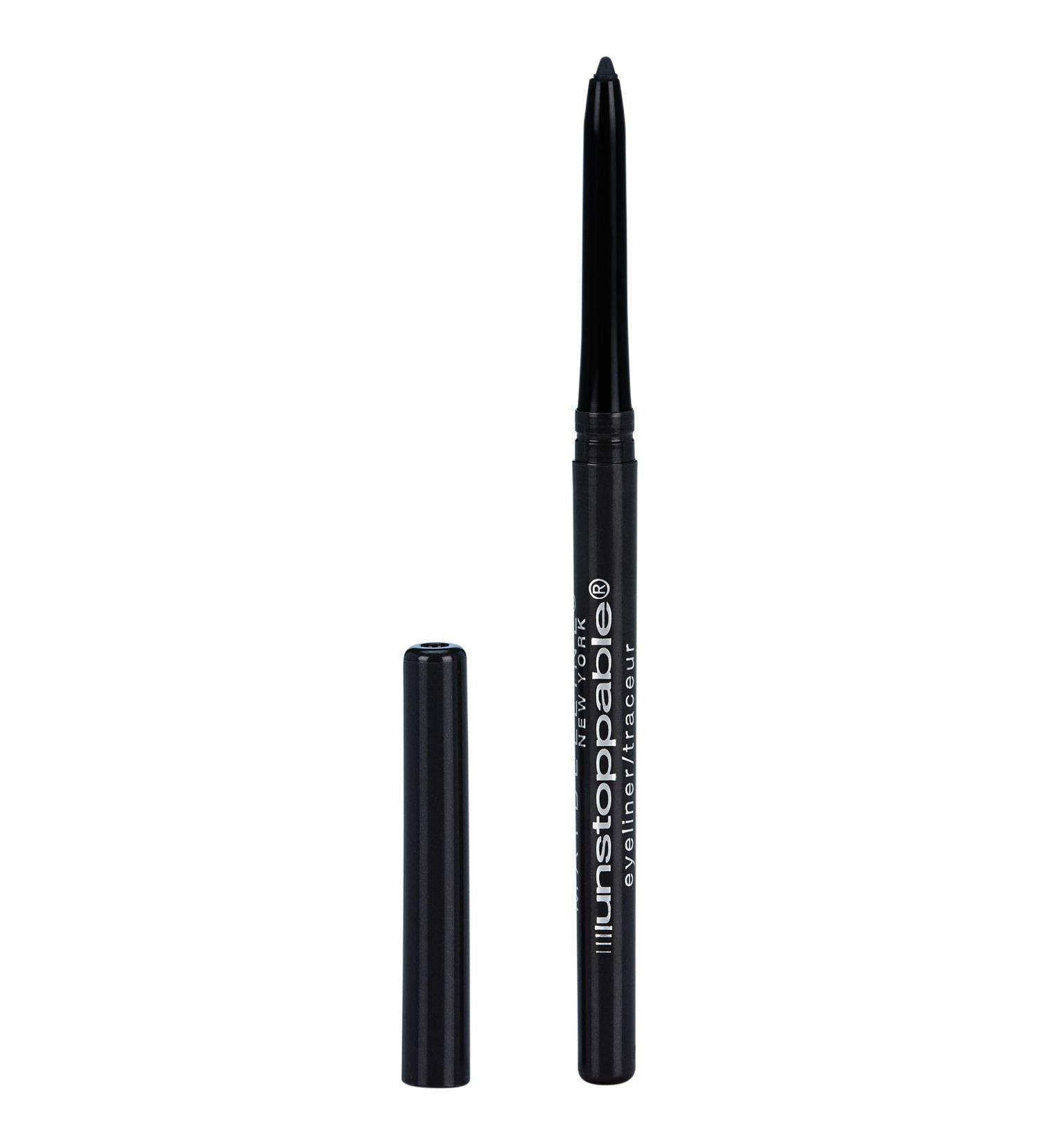 Maybelline Unstoppable Smudge-Proof Eyeliner Waterproof Onyx 0.01 oz (Pack of 2) 0.01 Ounce (Pack of 2) Onyx